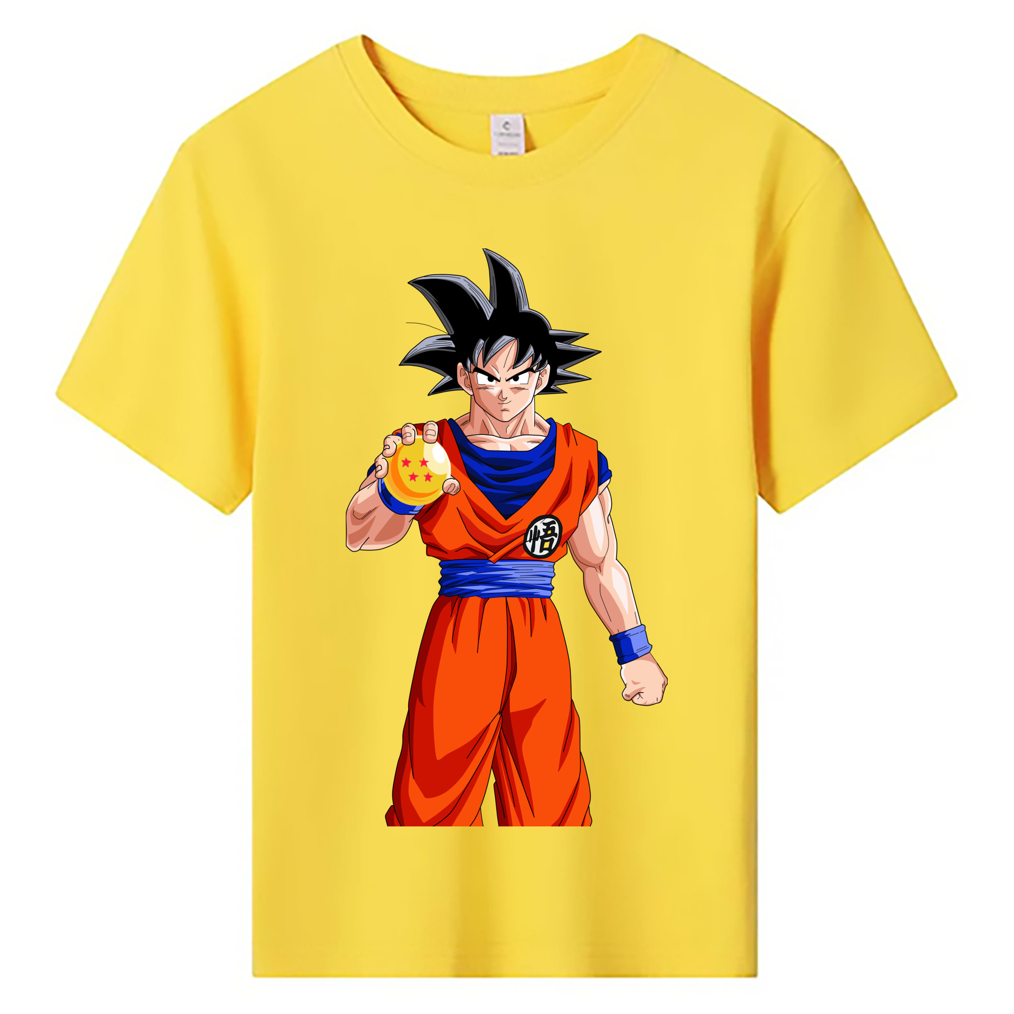 （画像用） ドラゴンボール 孫悟空（そん ごくう）Son Goku カカロット DRAGON BALL Kakarotto 綿100％キッズTシャツ（フロントプリント）