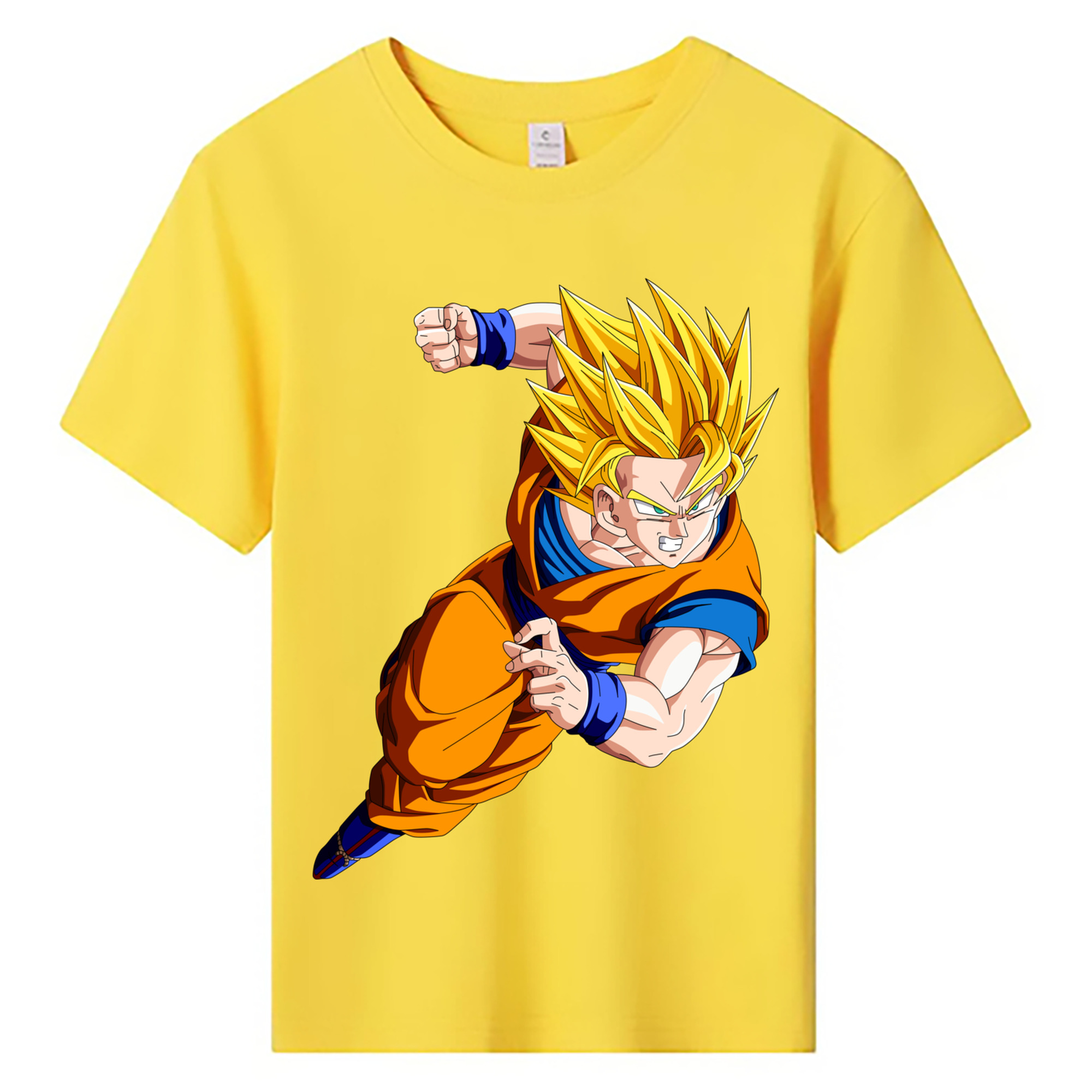（画像用） ドラゴンボール 孫悟空（そん ごくう）Son Goku カカロット DRAGON BALL Kakarotto 綿100％キッズTシャツ（フロントプリント）