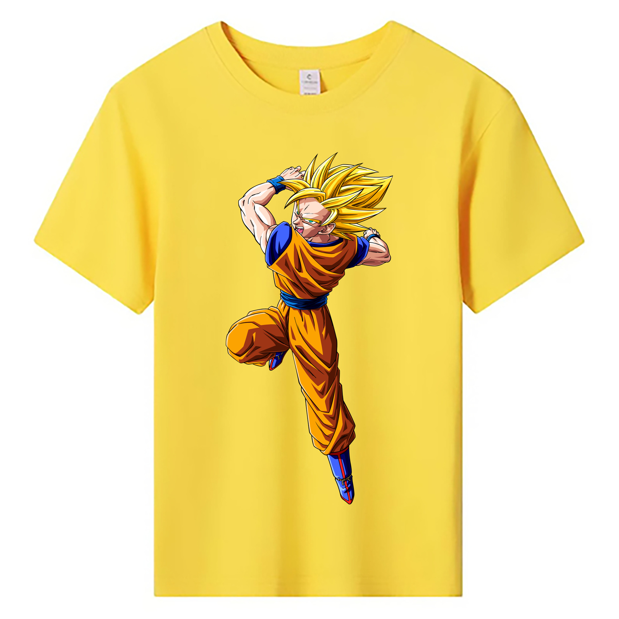 （画像用） ドラゴンボール 孫悟空（そん ごくう）Son Goku カカロット DRAGON BALL Kakarotto 綿100％キッズTシャツ（フロントプリント）