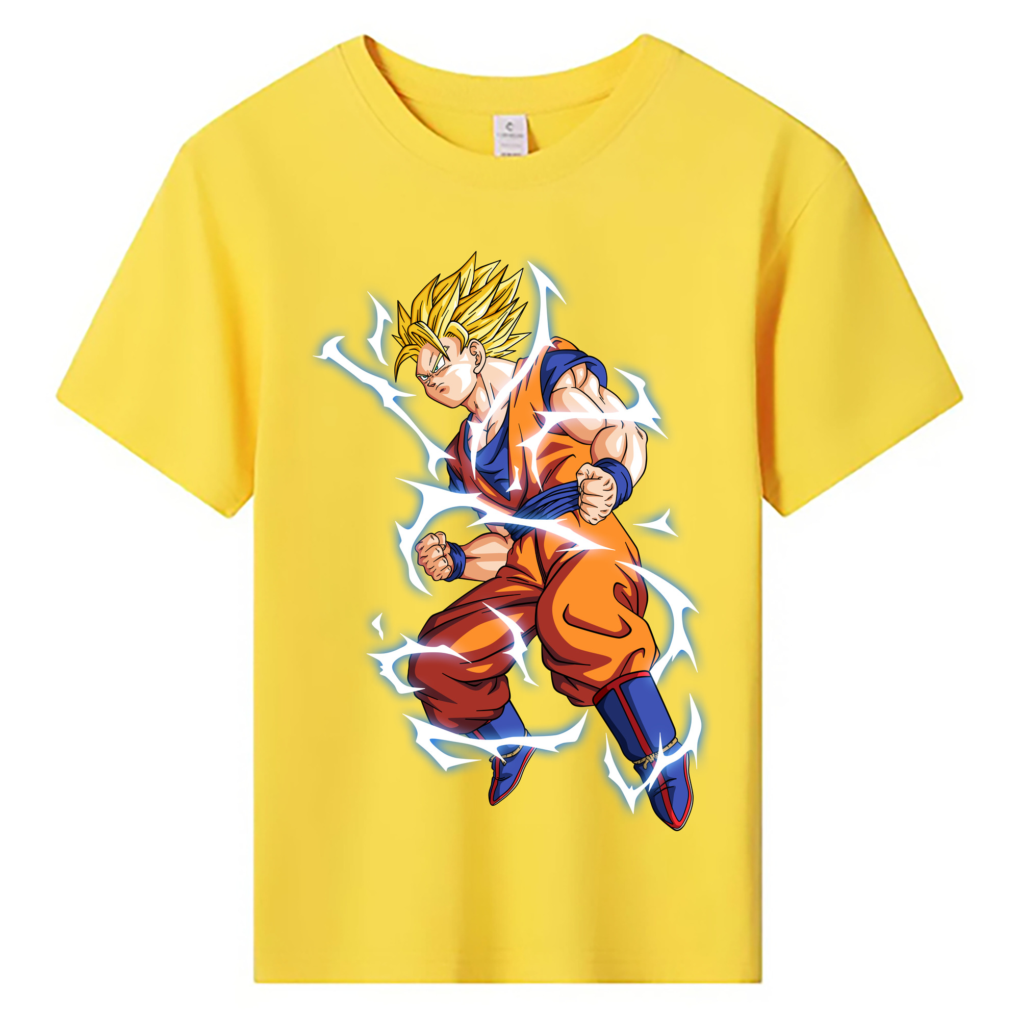 （画像用） ドラゴンボール 孫悟空（そん ごくう）Son Goku カカロット DRAGON BALL Kakarotto 綿100％キッズTシャツ（フロントプリント）