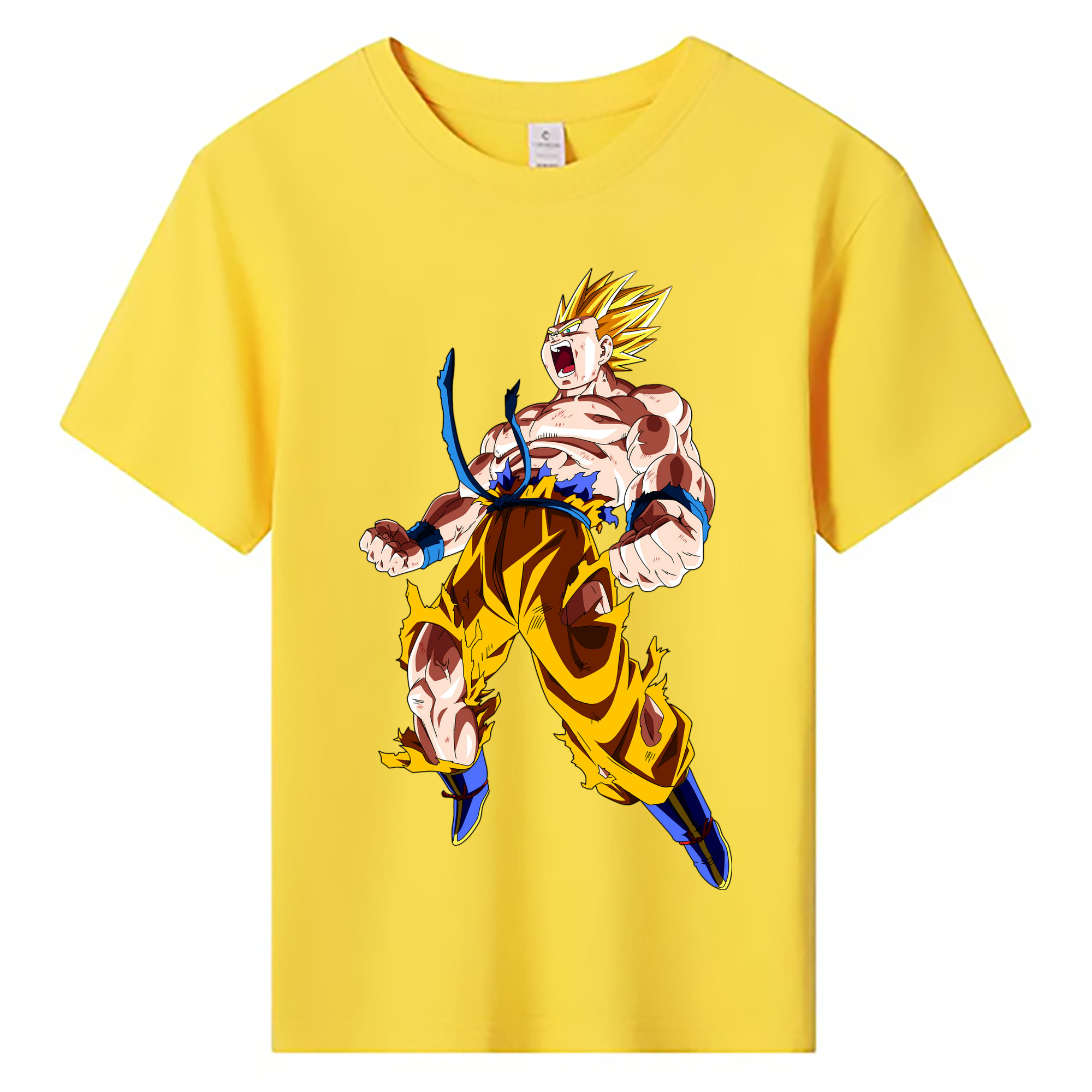 （画像用） ドラゴンボール 孫悟空（そん ごくう）Son Goku カカロット DRAGON BALL Kakarotto 綿100％キッズTシャツ（フロントプリント）
