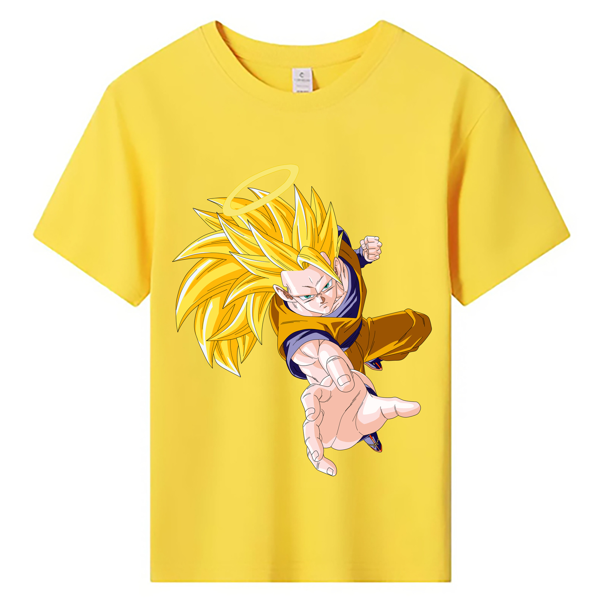 （画像用） ドラゴンボール 孫悟空（そん ごくう）Son Goku カカロット DRAGON BALL Kakarotto 綿100％キッズTシャツ（フロントプリント）