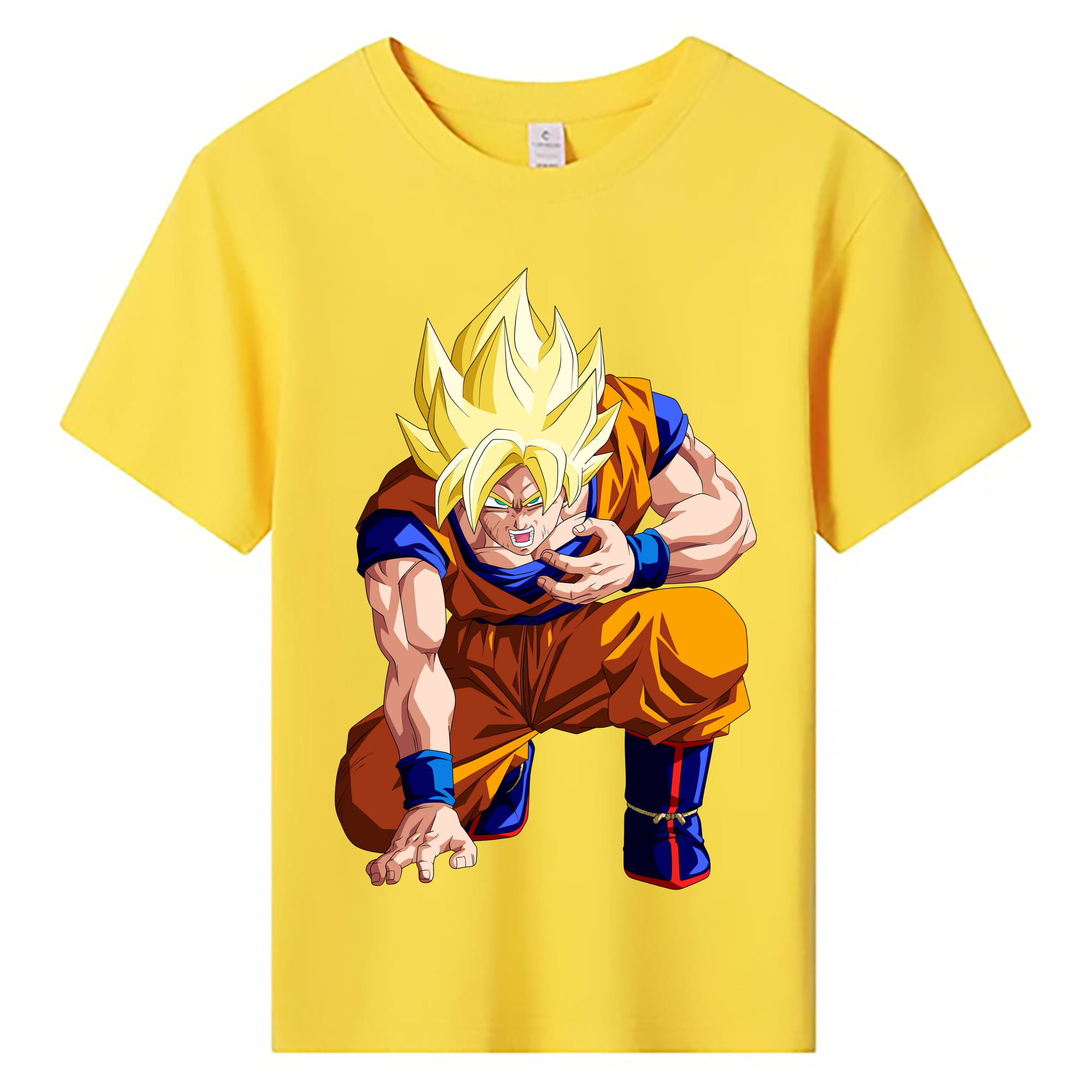 （画像用） ドラゴンボール 孫悟空（そん ごくう）Son Goku カカロット DRAGON BALL Kakarotto 綿100％キッズTシャツ（フロントプリント）