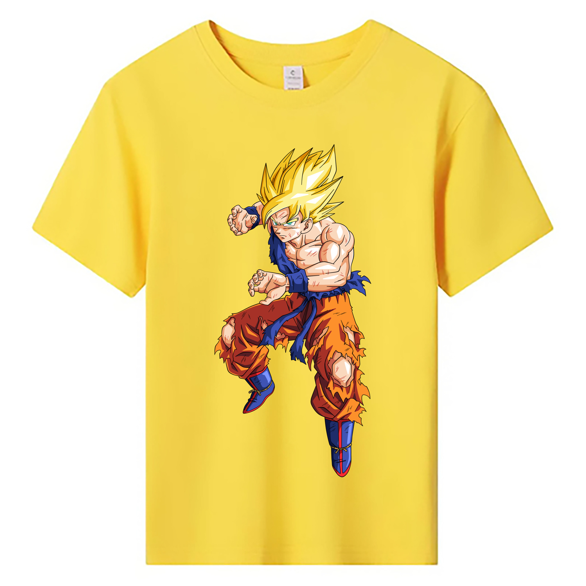 （画像用） ドラゴンボール 孫悟空（そん ごくう）Son Goku カカロット DRAGON BALL Kakarotto 綿100％キッズTシャツ（フロントプリント）