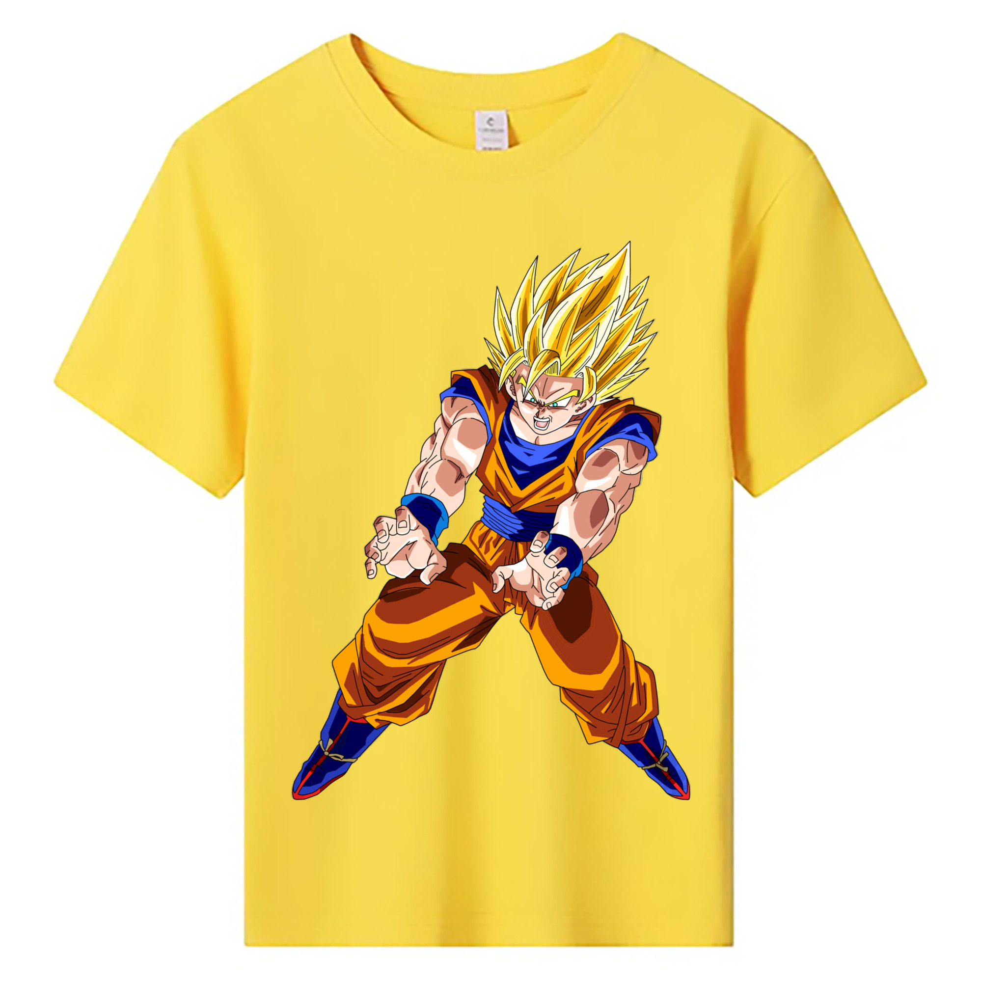 （画像用） ドラゴンボール 孫悟空（そん ごくう）Son Goku カカロット DRAGON BALL Kakarotto 綿100％キッズTシャツ（フロントプリント）