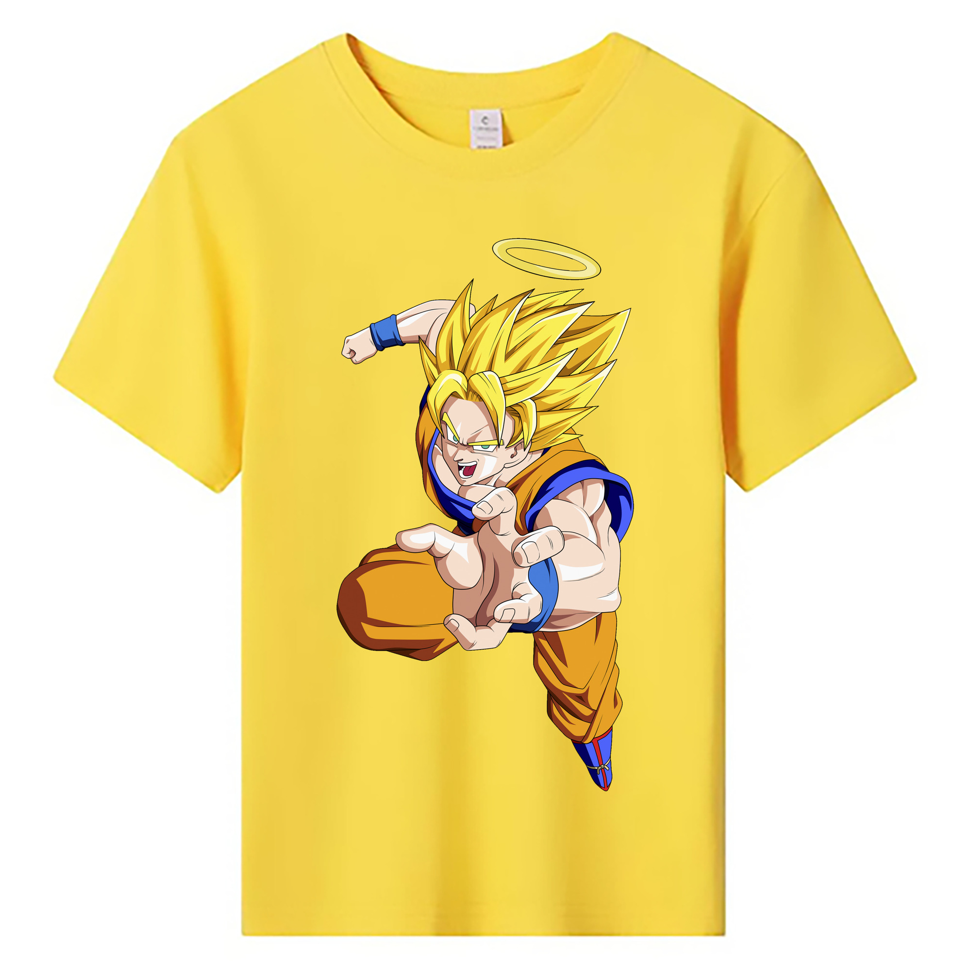 （画像用） ドラゴンボール 孫悟空（そん ごくう）Son Goku カカロット DRAGON BALL Kakarotto 綿100％キッズTシャツ（フロントプリント）