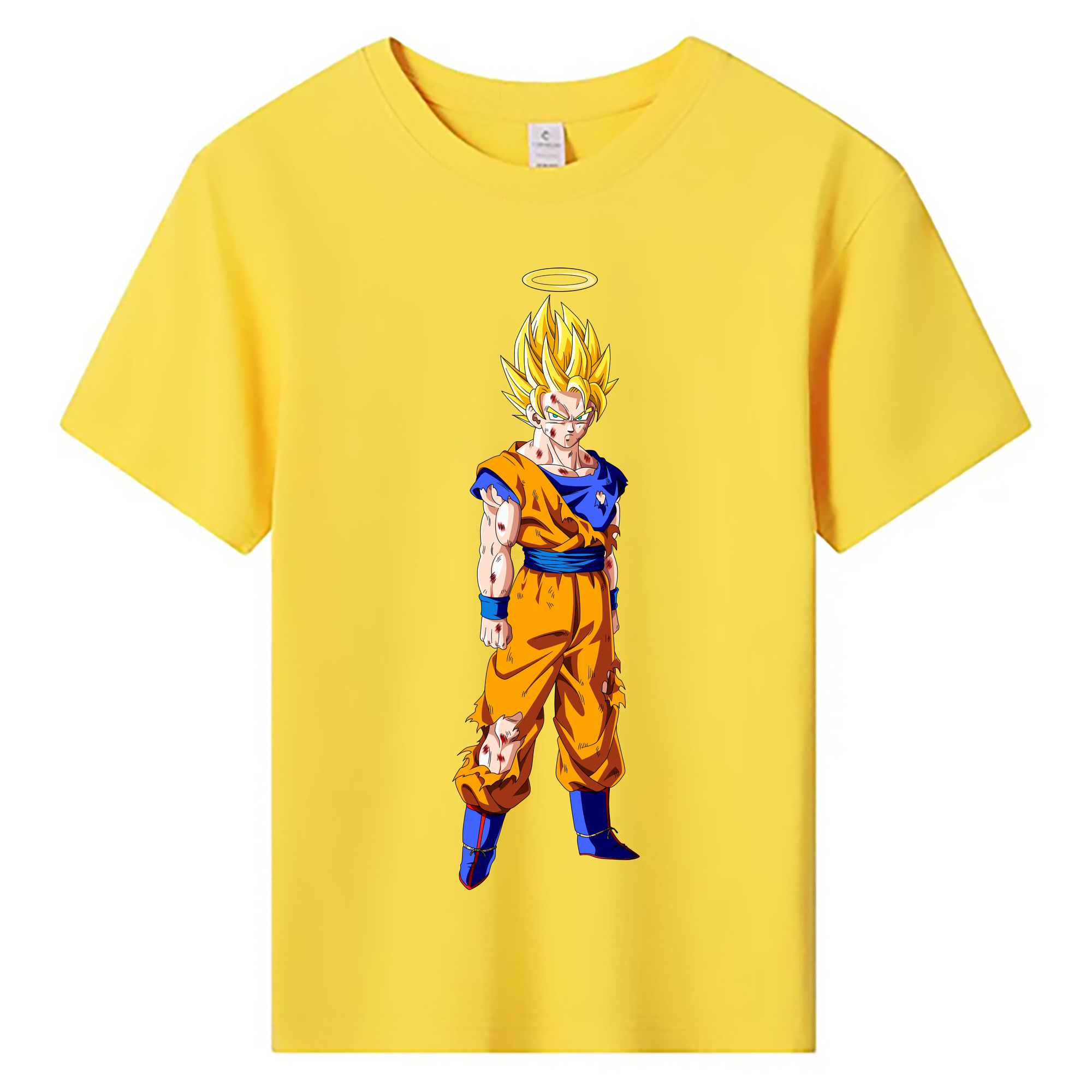 （画像用） ドラゴンボール 孫悟空（そん ごくう）Son Goku カカロット DRAGON BALL Kakarotto 綿100％キッズTシャツ（フロントプリント）