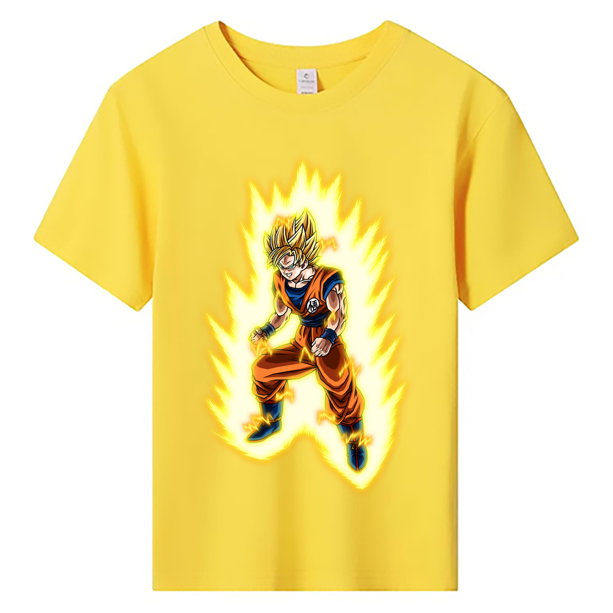 （画像用） ドラゴンボール 孫悟空（そん ごくう）Son Goku カカロット DRAGON BALL Kakarotto 綿100％キッズTシャツ（フロントプリント）
