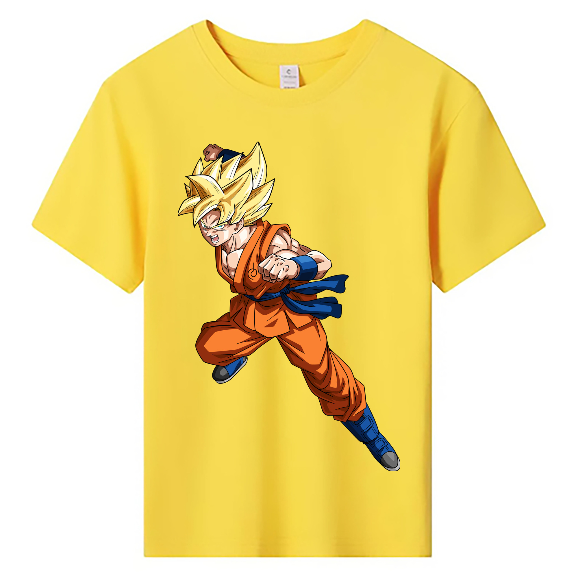 （画像用） ドラゴンボール 孫悟空（そん ごくう）Son Goku カカロット DRAGON BALL Kakarotto 綿100％キッズTシャツ（フロントプリント）