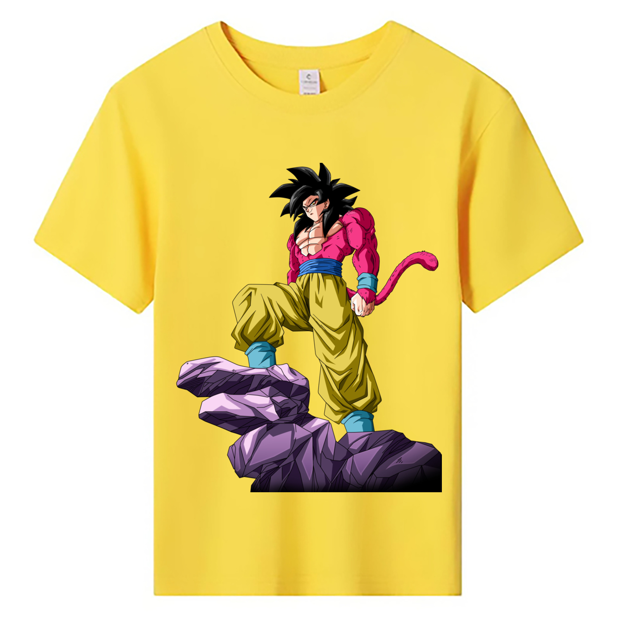 （画像用） ドラゴンボール 孫悟空（そん ごくう）Son Goku カカロット DRAGON BALL Kakarotto 綿100％キッズTシャツ（フロントプリント）