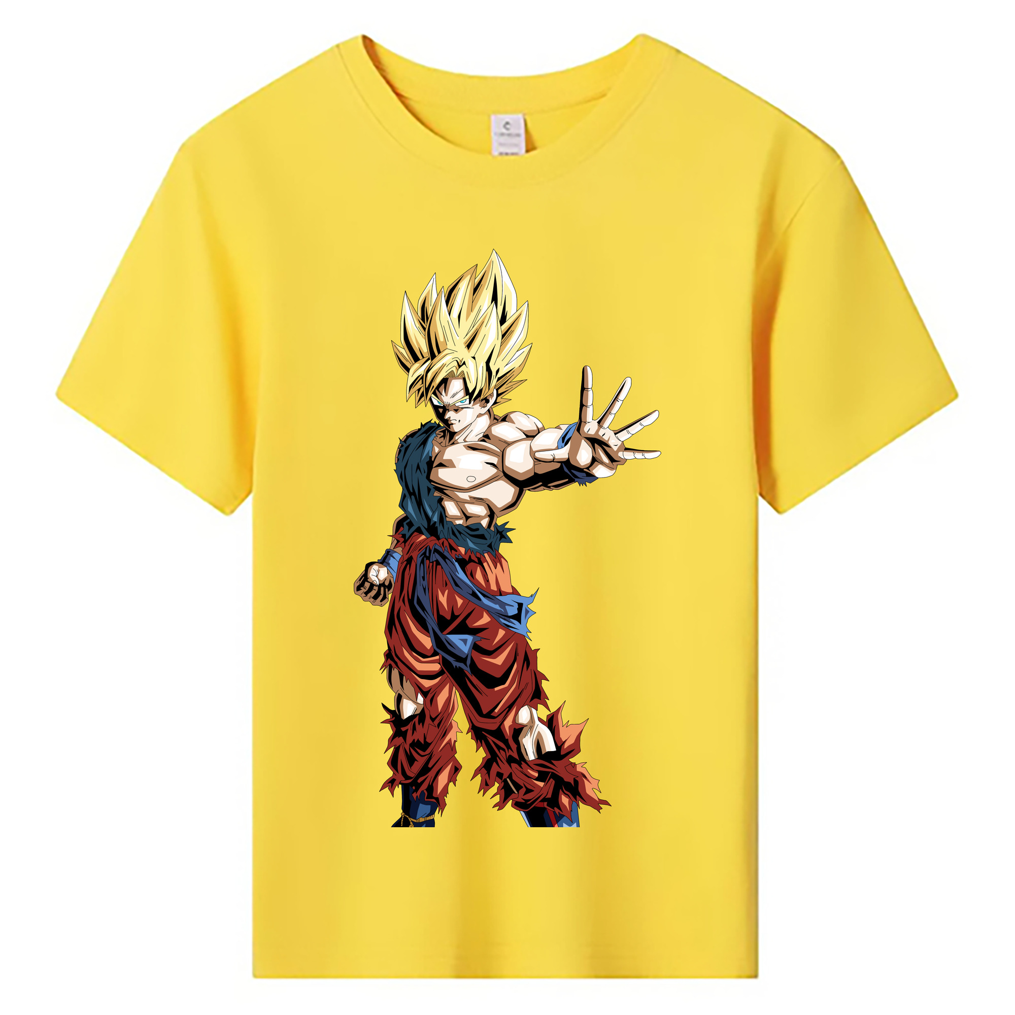 （画像用） ドラゴンボール 孫悟空（そん ごくう）Son Goku カカロット DRAGON BALL Kakarotto 綿100％キッズTシャツ（フロントプリント）