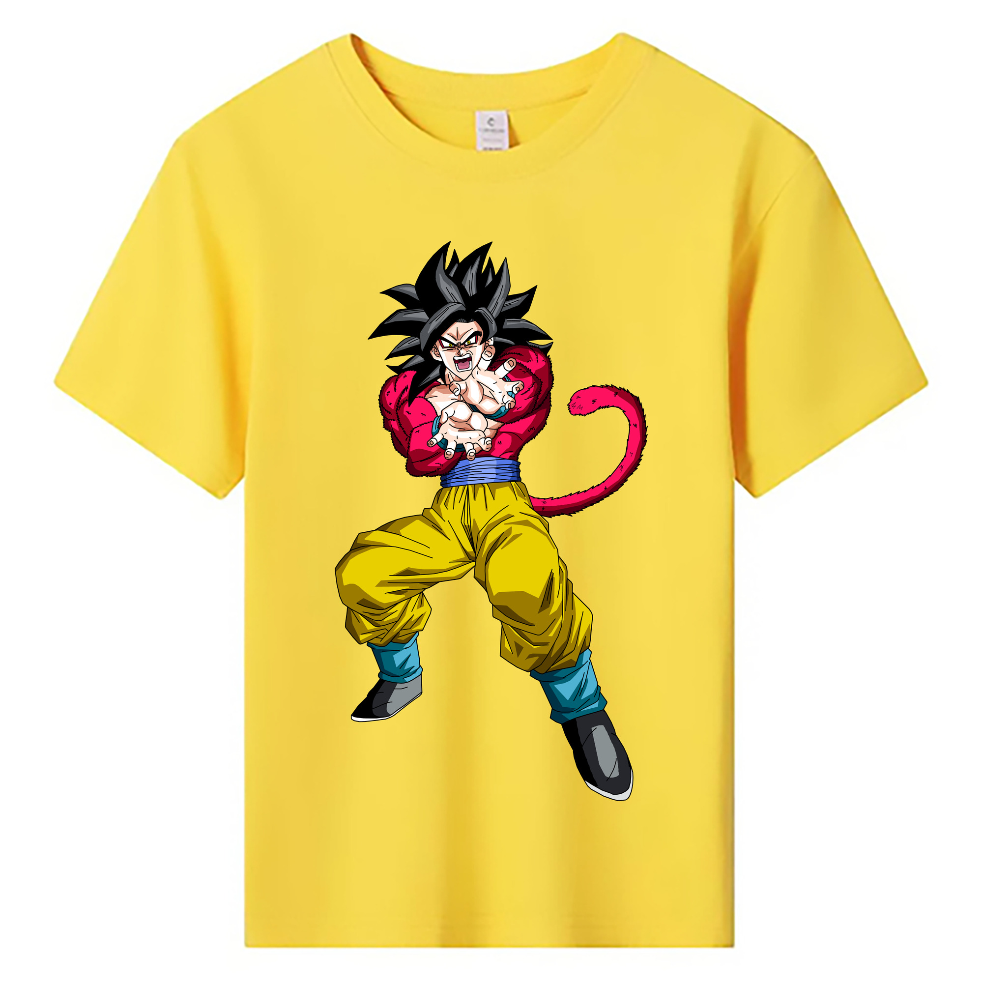 （画像用） ドラゴンボール 孫悟空（そん ごくう）Son Goku カカロット DRAGON BALL Kakarotto 綿100％キッズTシャツ（フロントプリント）