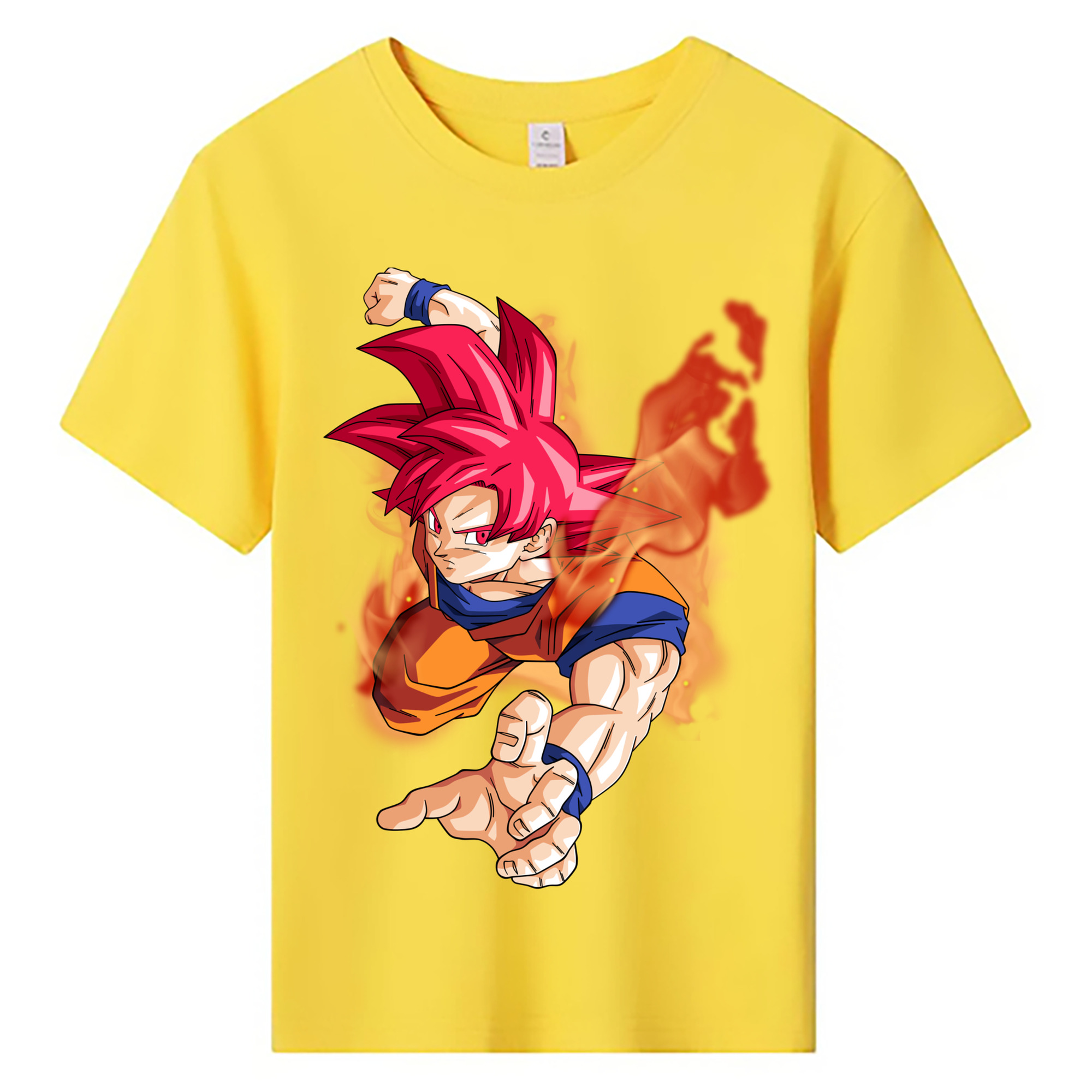 （画像用） ドラゴンボール 孫悟空（そん ごくう）Son Goku カカロット DRAGON BALL Kakarotto 綿100％キッズTシャツ（フロントプリント）