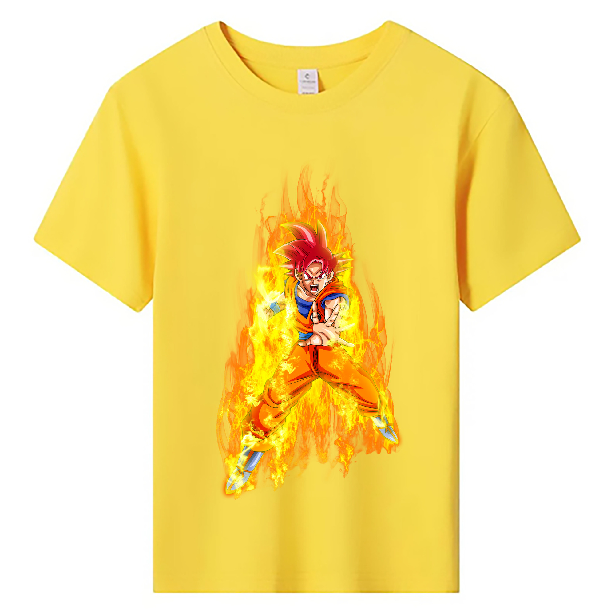 （画像用） ドラゴンボール 孫悟空（そん ごくう）Son Goku カカロット DRAGON BALL Kakarotto 綿100％キッズTシャツ（フロントプリント）