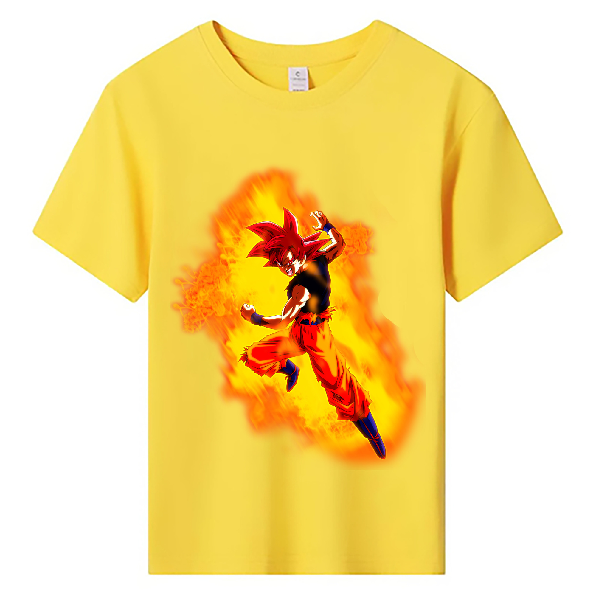 （画像用） ドラゴンボール 孫悟空（そん ごくう）Son Goku カカロット DRAGON BALL Kakarotto 綿100％キッズTシャツ（フロントプリント）
