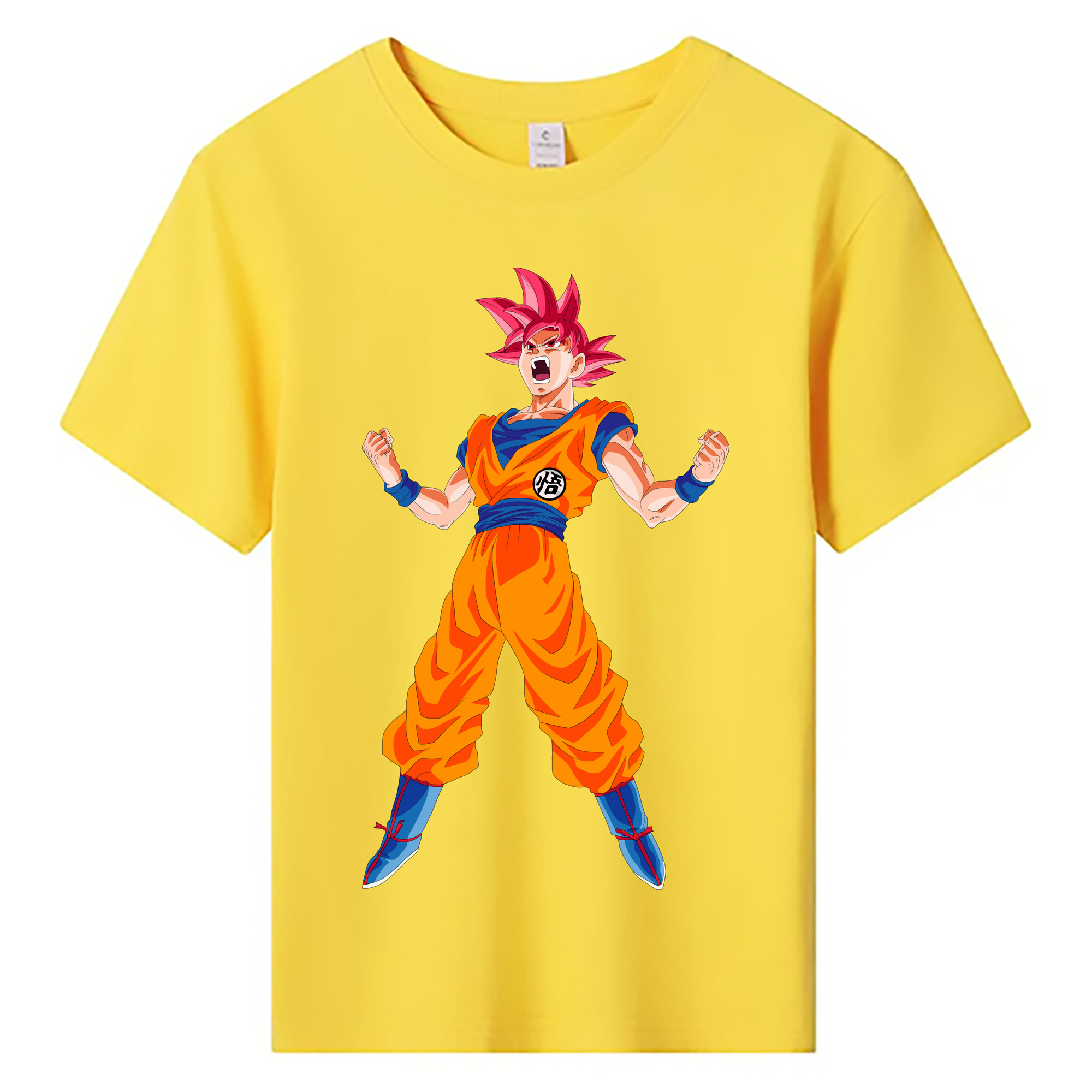 （画像用） ドラゴンボール 孫悟空（そん ごくう）Son Goku カカロット DRAGON BALL Kakarotto 綿100％キッズTシャツ（フロントプリント）