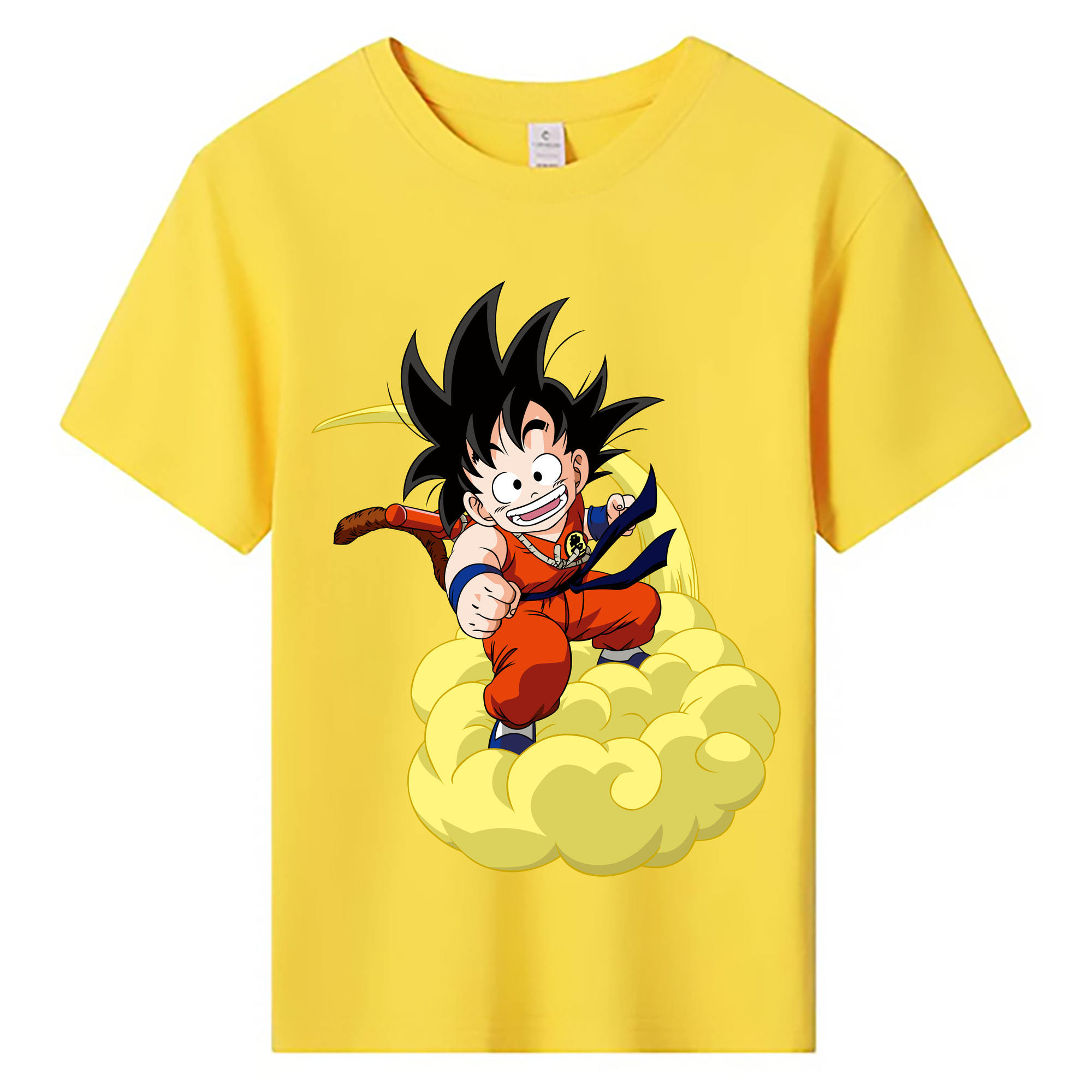 （画像用） ドラゴンボール 孫悟空（そん ごくう）Son Goku カカロット DRAGON BALL Kakarotto 綿100％キッズTシャツ（フロントプリント）