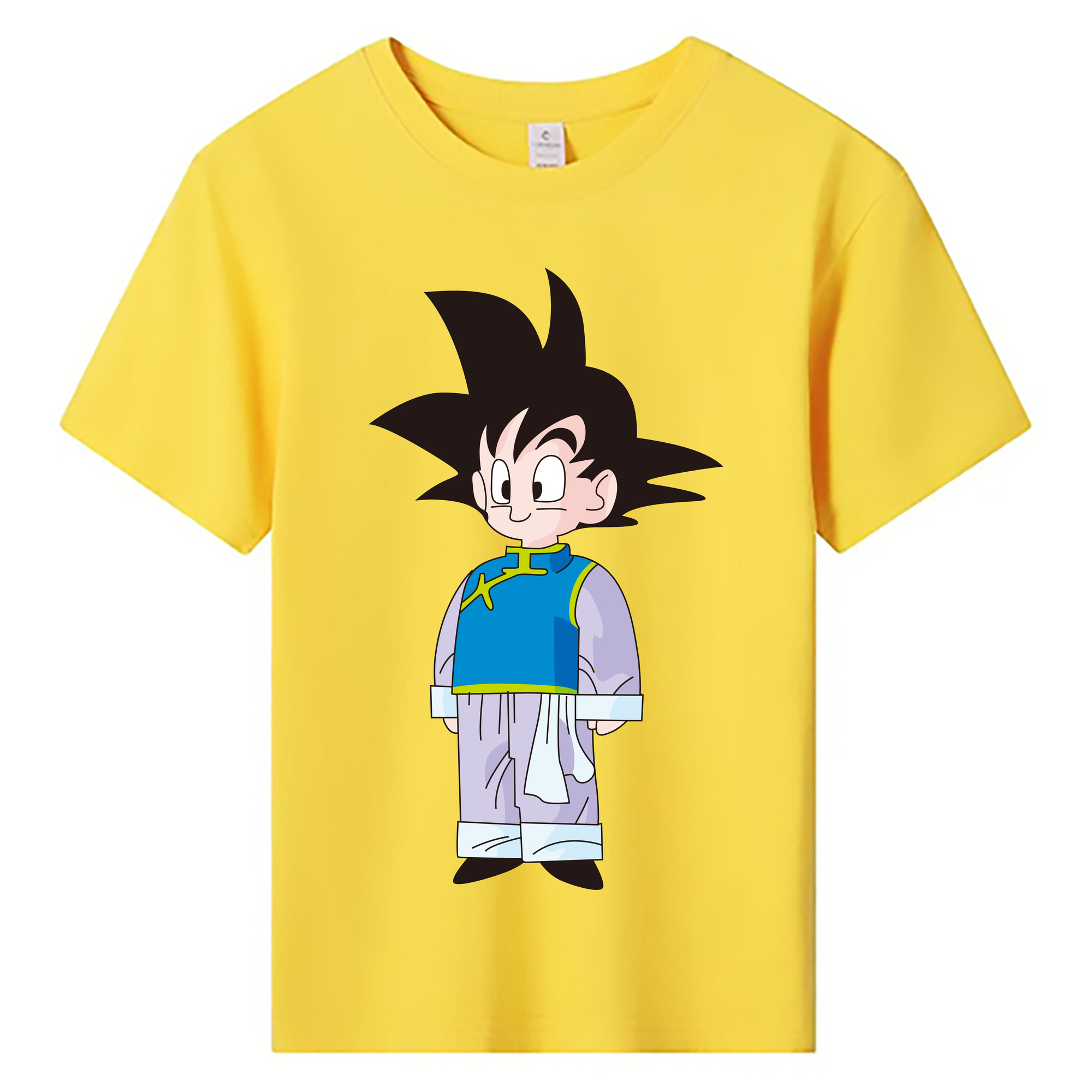 （画像用） ドラゴンボール 孫悟空（そん ごくう）Son Goku カカロット DRAGON BALL Kakarotto 綿100％キッズTシャツ（フロントプリント）