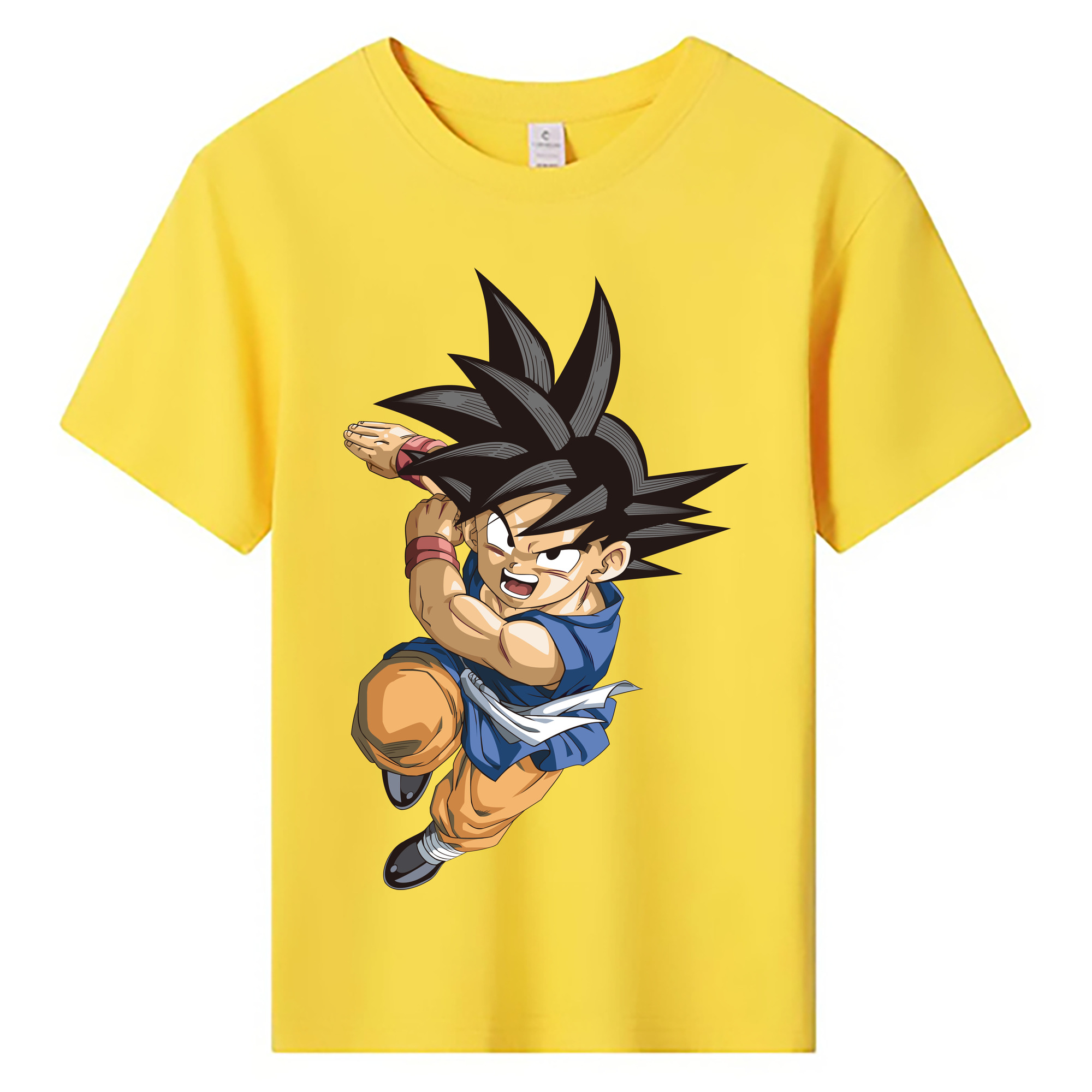 （画像用） ドラゴンボール 孫悟空（そん ごくう）Son Goku カカロット DRAGON BALL Kakarotto 綿100％キッズTシャツ（フロントプリント）