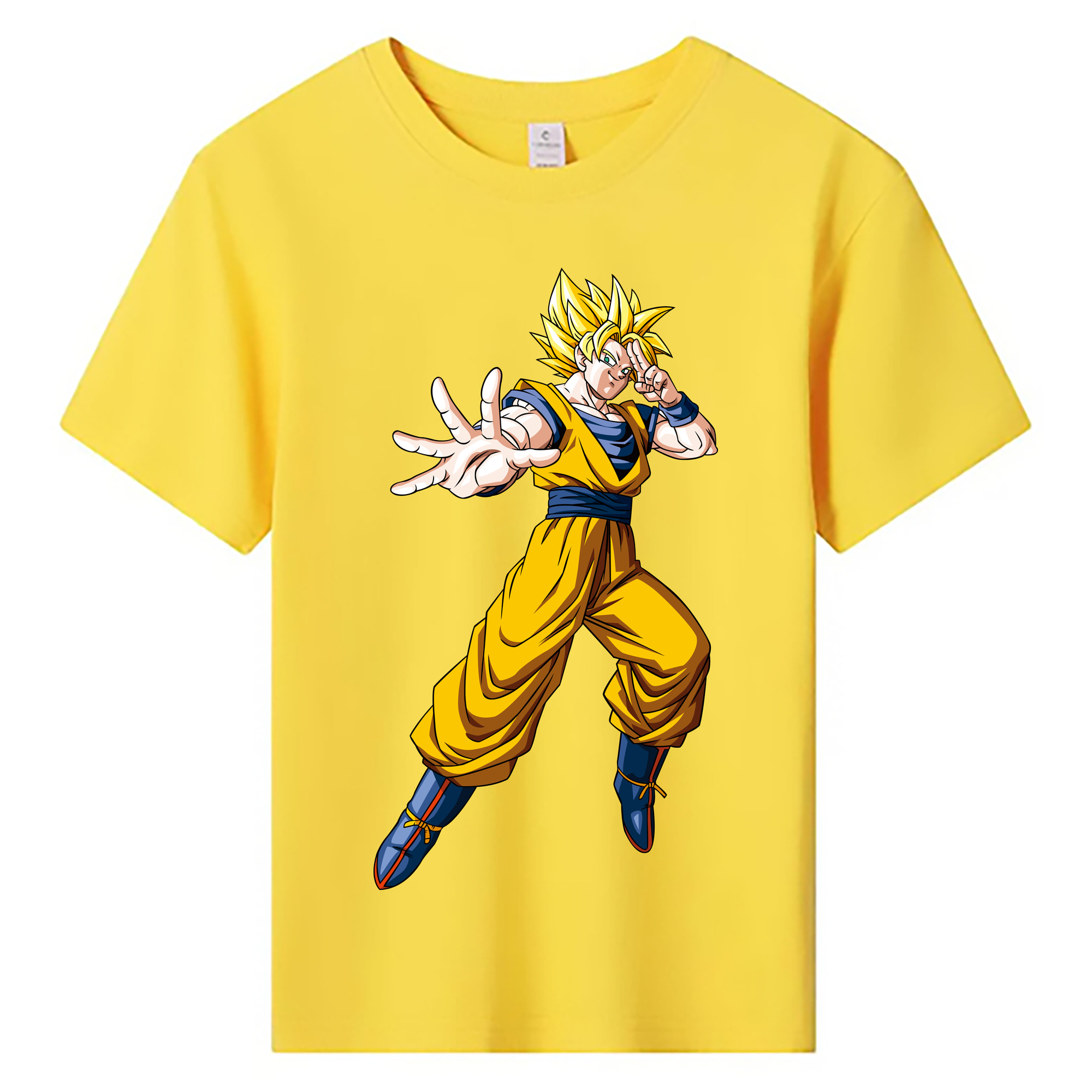 （画像用） ドラゴンボール 孫悟空（そん ごくう）Son Goku カカロット DRAGON BALL Kakarotto 綿100％キッズTシャツ（フロントプリント）