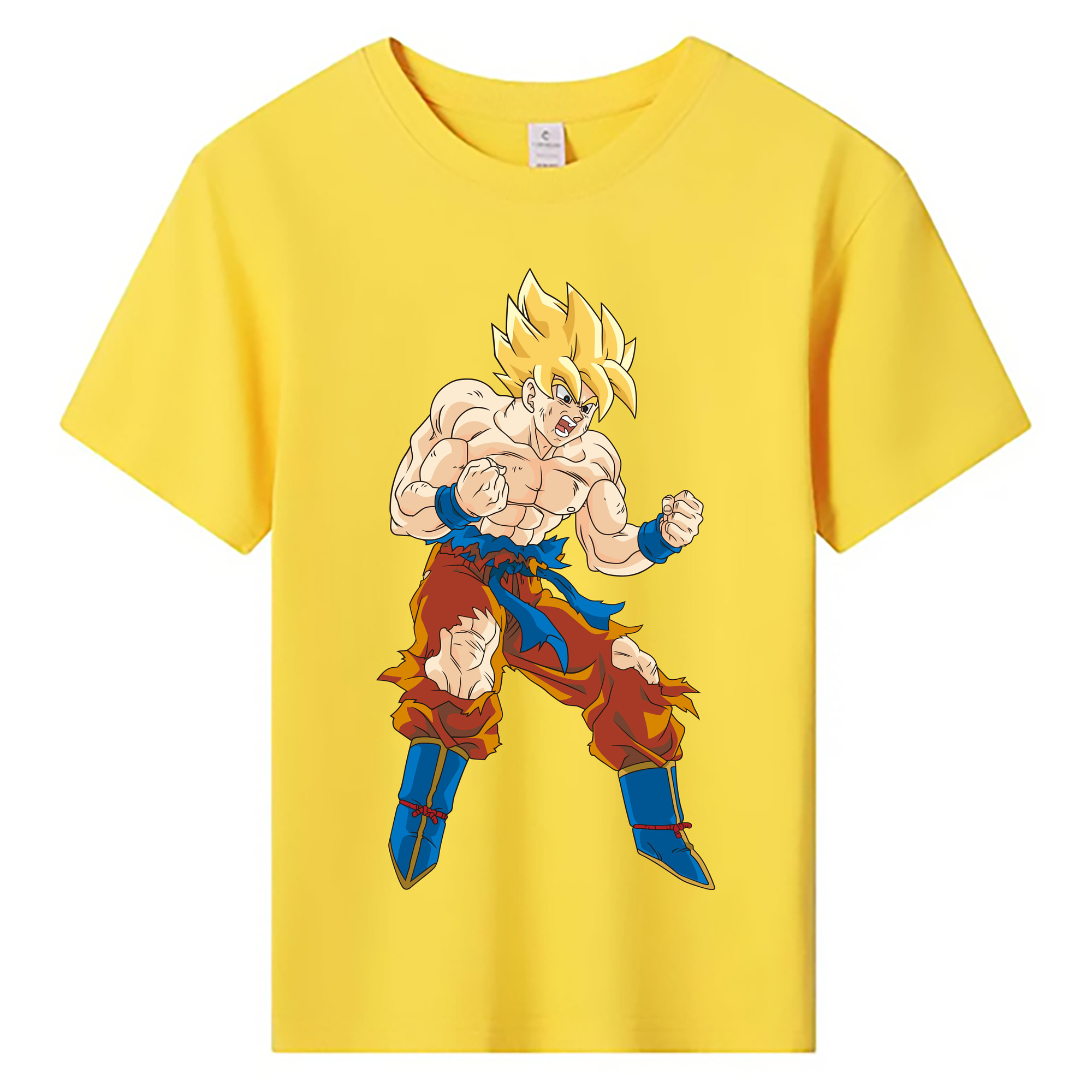 （画像用） ドラゴンボール 孫悟空（そん ごくう）Son Goku カカロット DRAGON BALL Kakarotto 綿100％キッズTシャツ（フロントプリント）