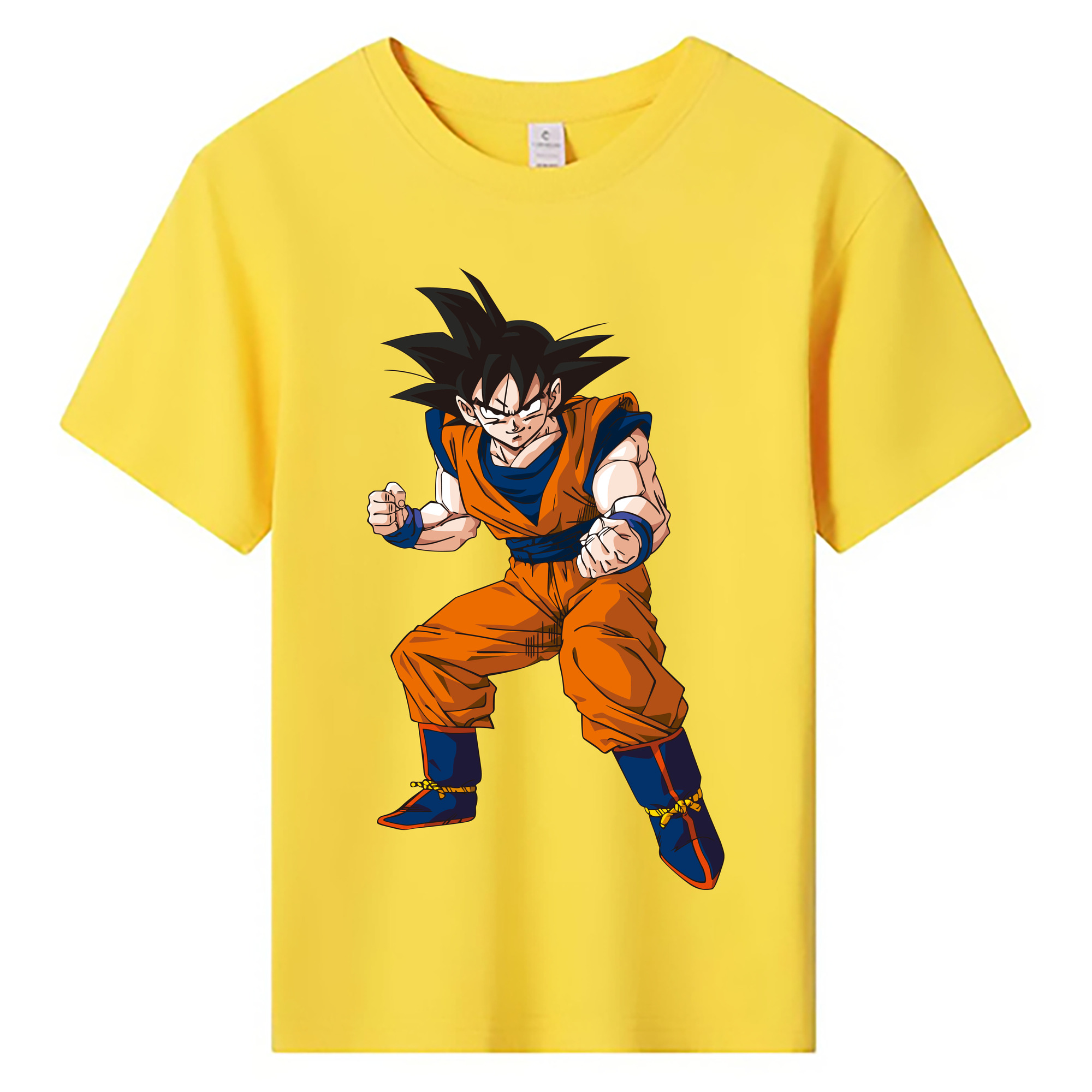（画像用） ドラゴンボール 孫悟空（そん ごくう）Son Goku カカロット DRAGON BALL Kakarotto 綿100％キッズTシャツ（フロントプリント）