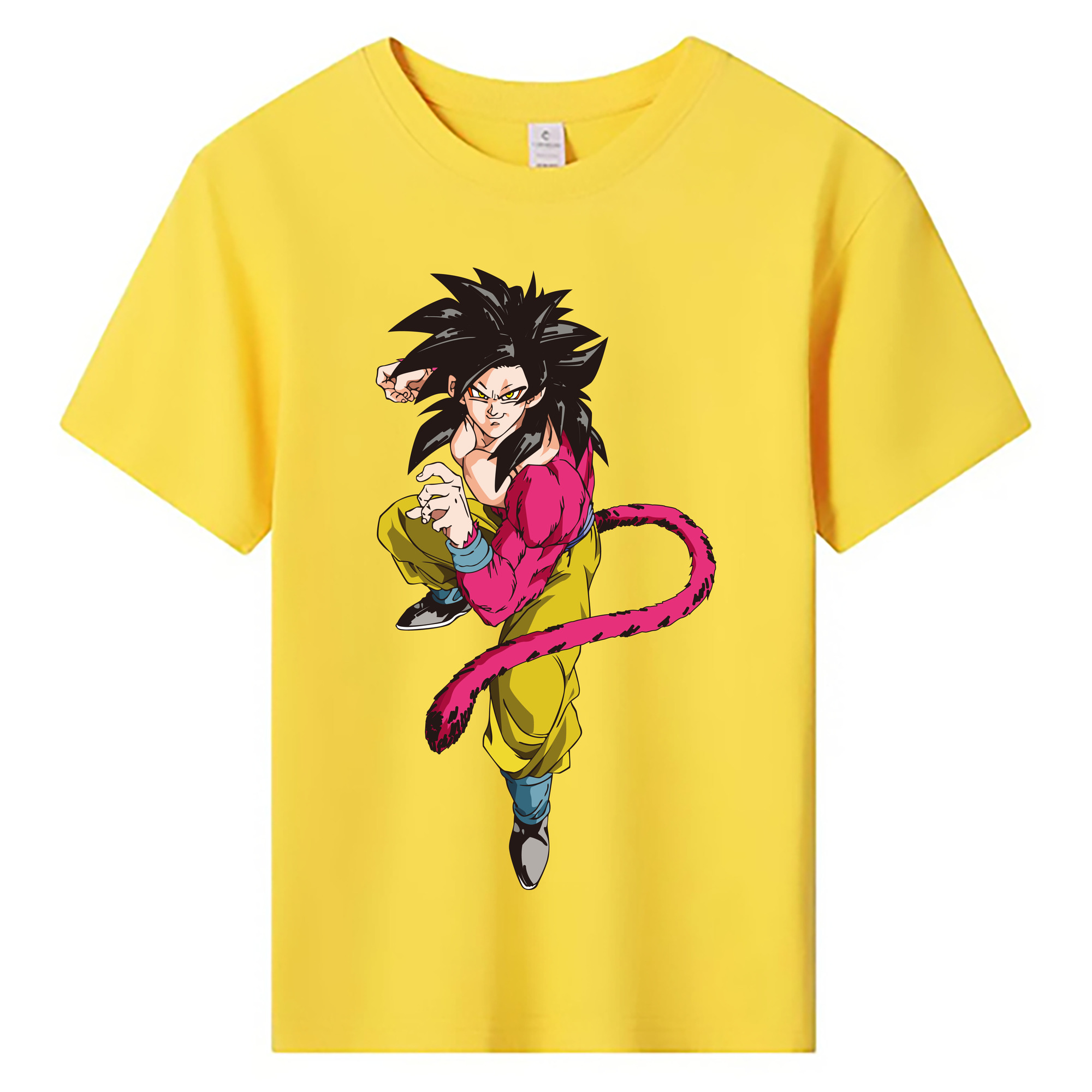 （画像用） ドラゴンボール 孫悟空（そん ごくう）Son Goku カカロット DRAGON BALL Kakarotto 綿100％キッズTシャツ（フロントプリント）
