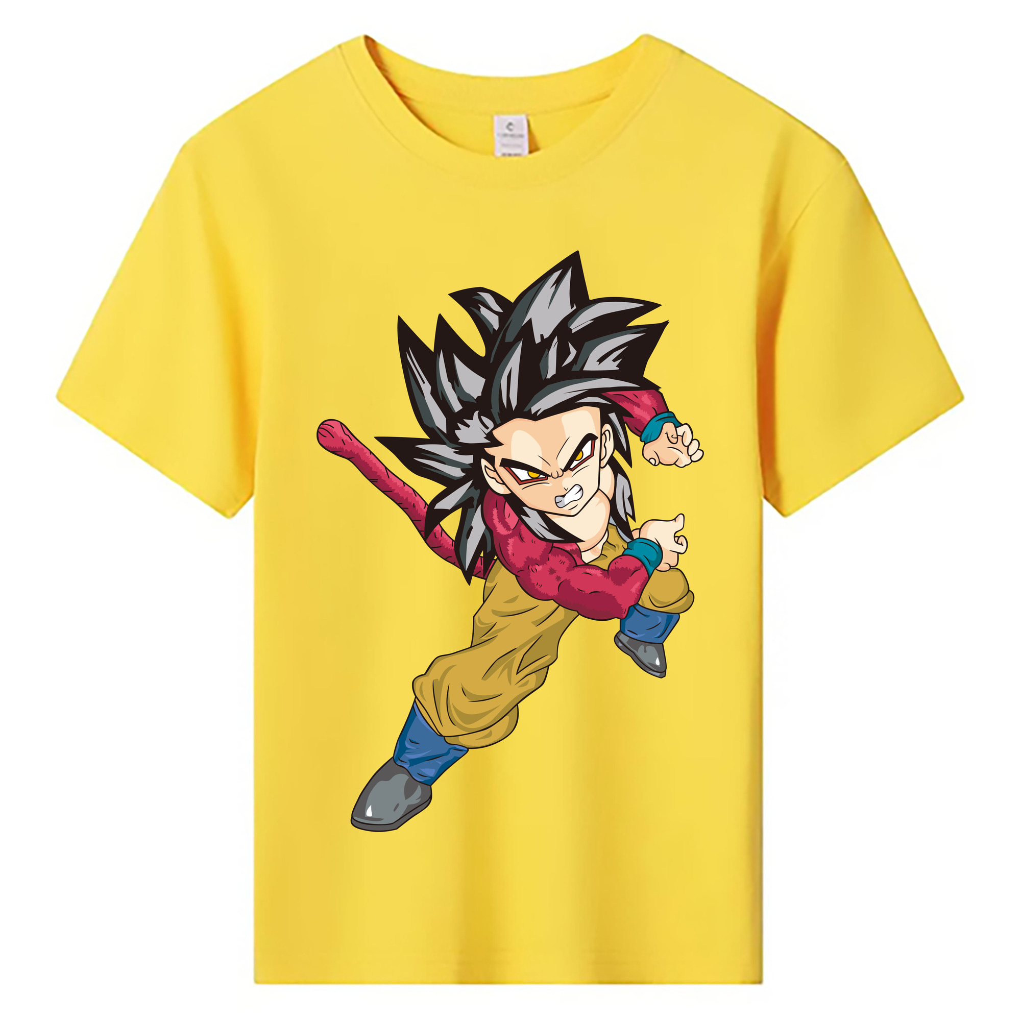 （画像用） ドラゴンボール 孫悟空（そん ごくう）Son Goku カカロット DRAGON BALL Kakarotto 綿100％キッズTシャツ（フロントプリント）