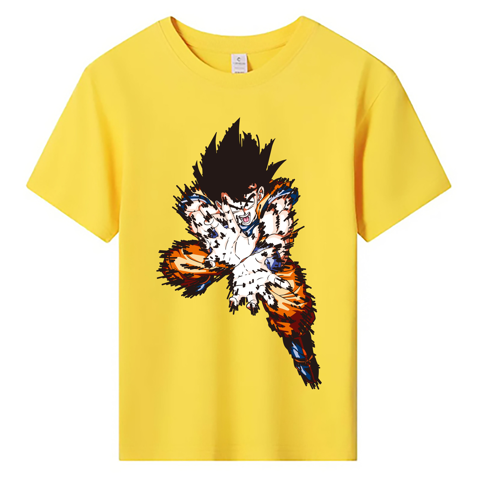 （画像用） ドラゴンボール 孫悟空（そん ごくう）Son Goku カカロット DRAGON BALL Kakarotto 綿100％キッズTシャツ（フロントプリント）