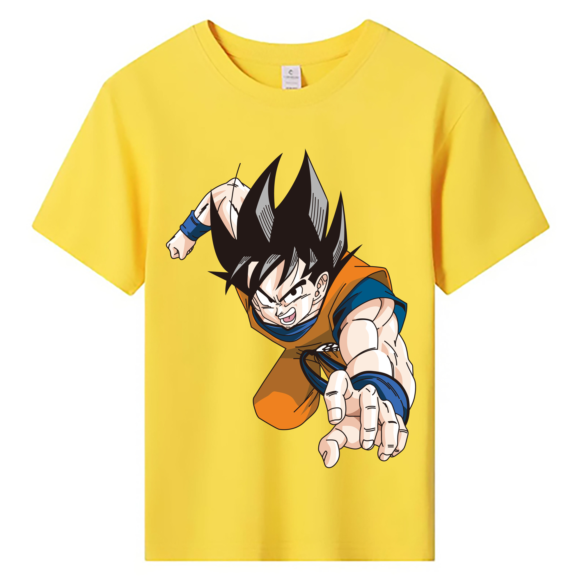（画像用） ドラゴンボール 孫悟空（そん ごくう）Son Goku カカロット DRAGON BALL Kakarotto 綿100％キッズTシャツ（フロントプリント）