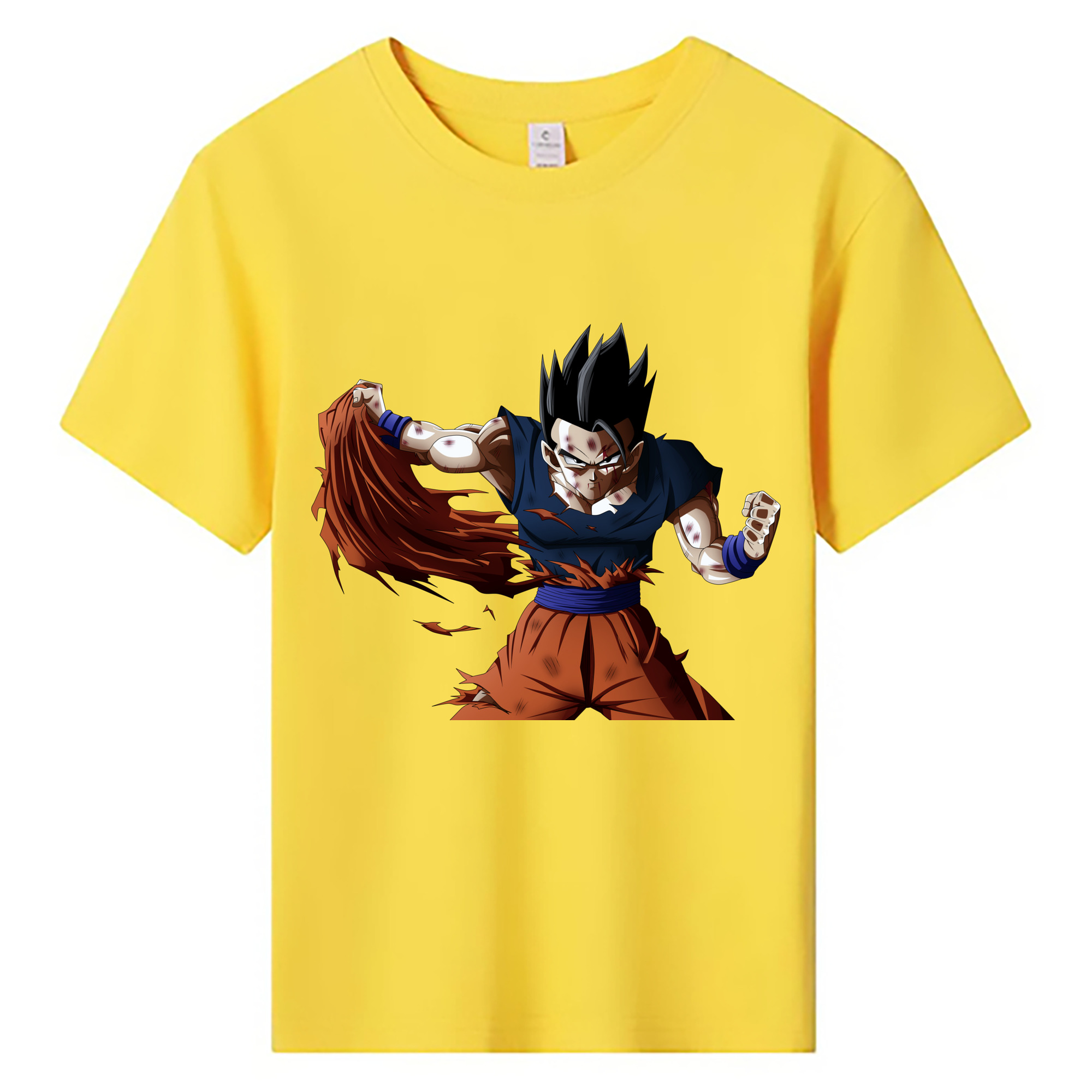 （画像用） ドラゴンボール ベジータ四世（Bejīta Yonsei）DRAGON BALL Vegeta IV 綿100％キッズTシャツ（フロントプリント）
