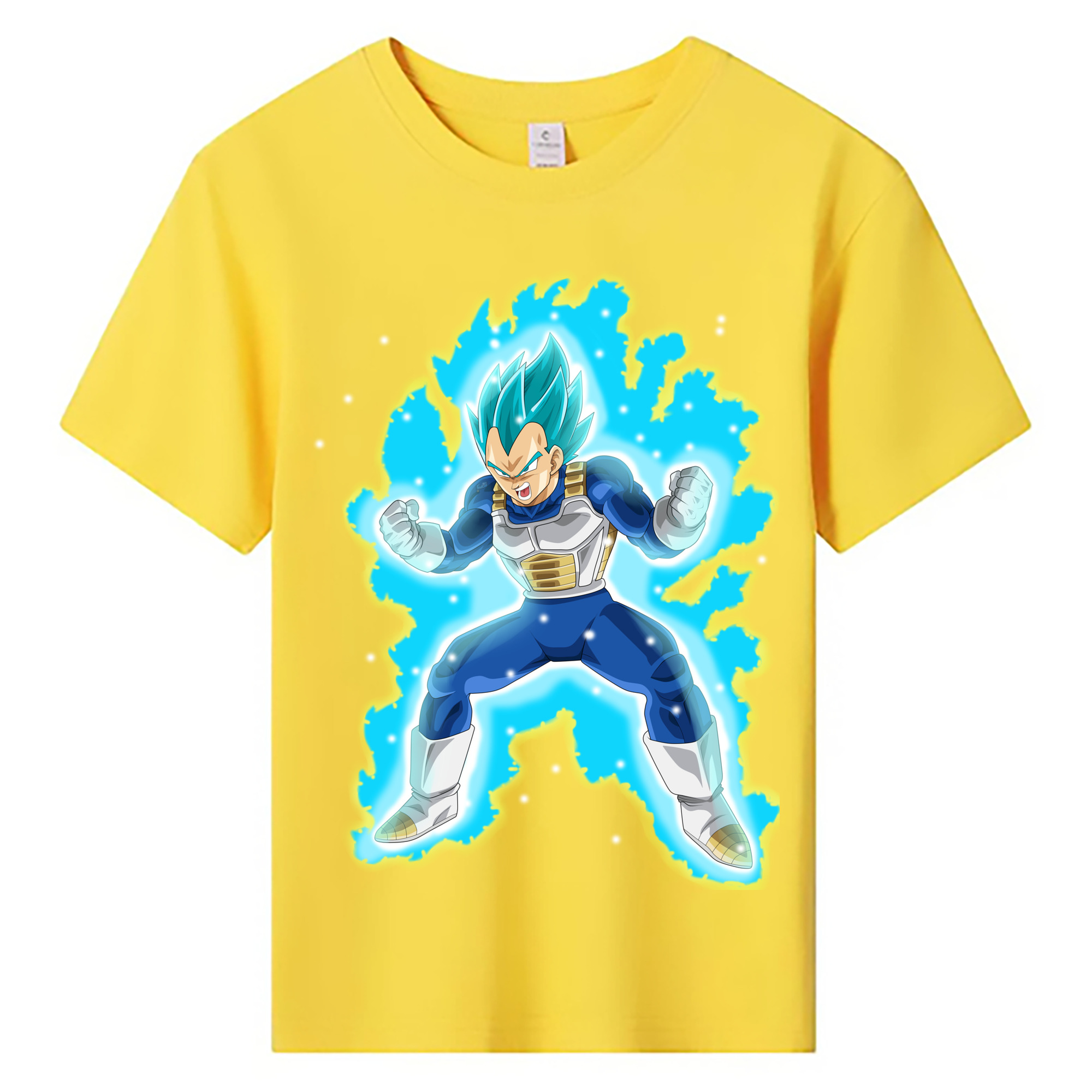 （画像用） ドラゴンボール ベジータ四世（Bejīta Yonsei）DRAGON BALL Vegeta IV 綿100％キッズTシャツ（フロントプリント）
