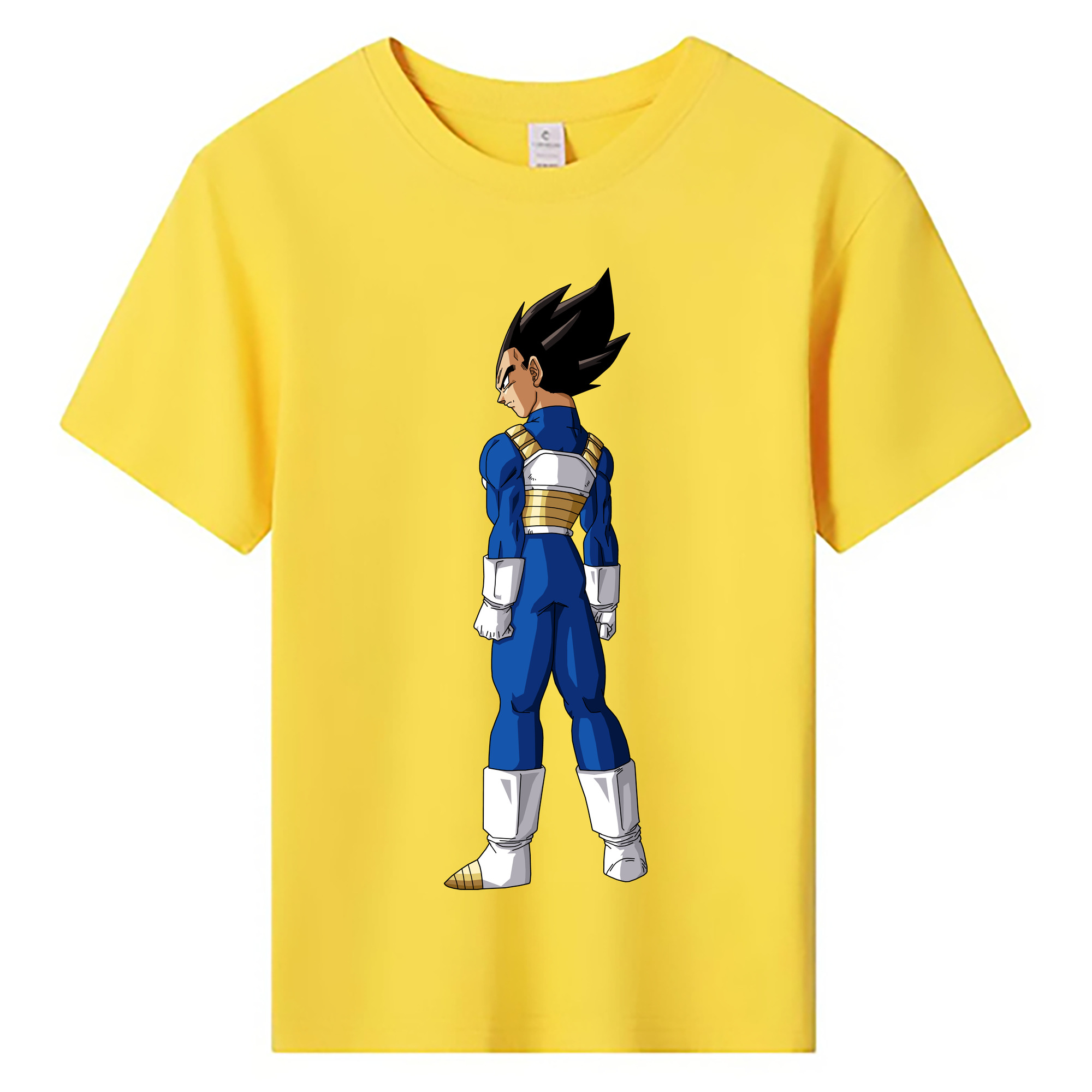 （画像用） ドラゴンボール ベジータ四世（Bejīta Yonsei）DRAGON BALL Vegeta IV 綿100％キッズTシャツ（フロントプリント）
