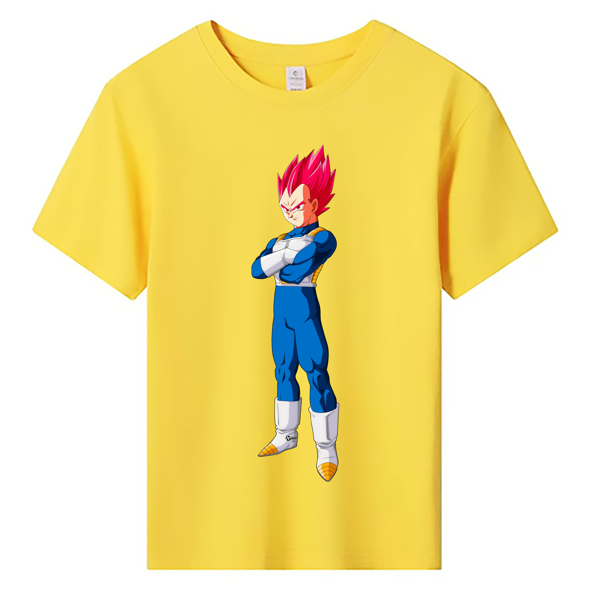 （画像用） ドラゴンボール ベジータ四世（Bejīta Yonsei）DRAGON BALL Vegeta IV 綿100％キッズTシャツ（フロントプリント）