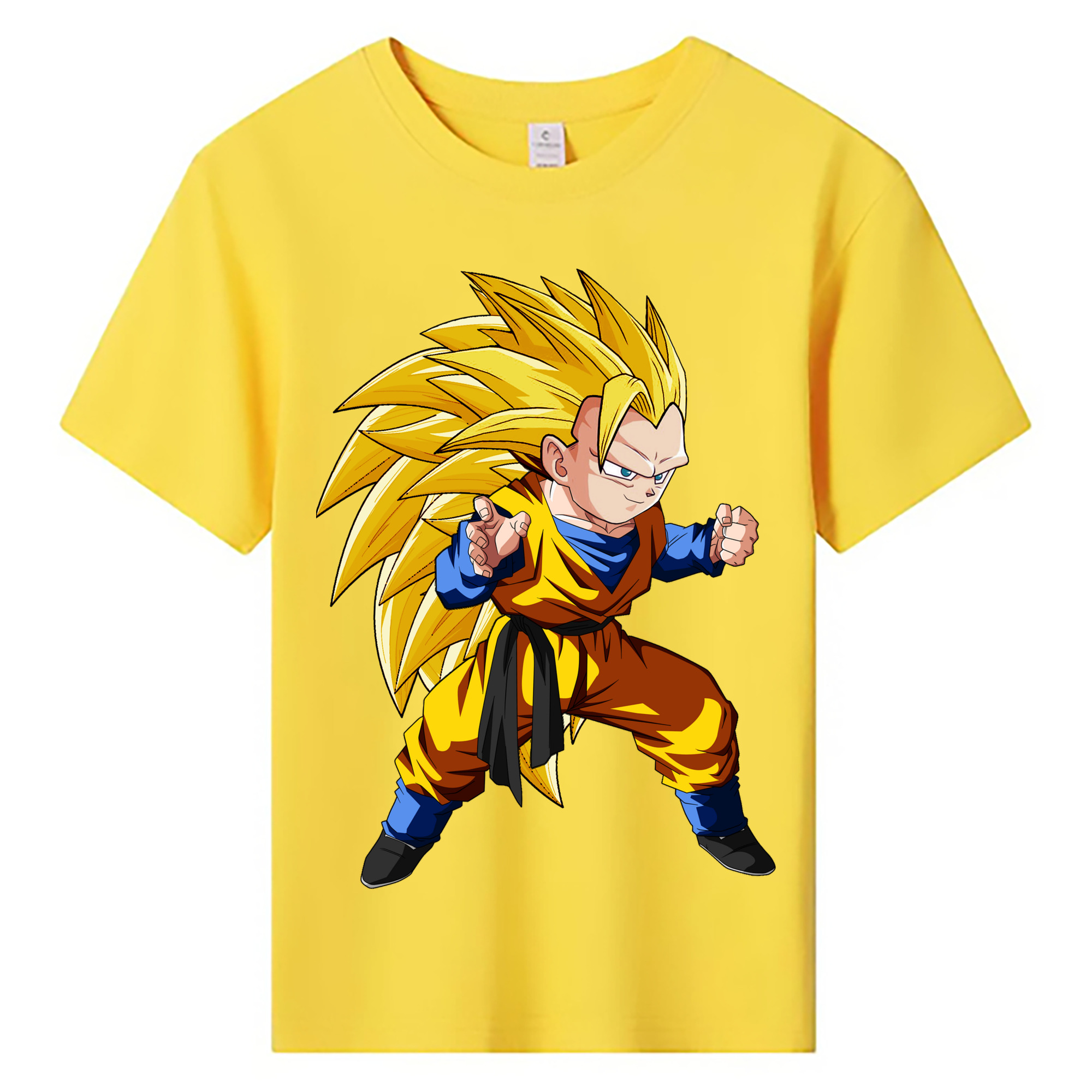 （画像用） ドラゴンボール ベジータ四世（Bejīta Yonsei）DRAGON BALL Vegeta IV 綿100％キッズTシャツ（フロントプリント）