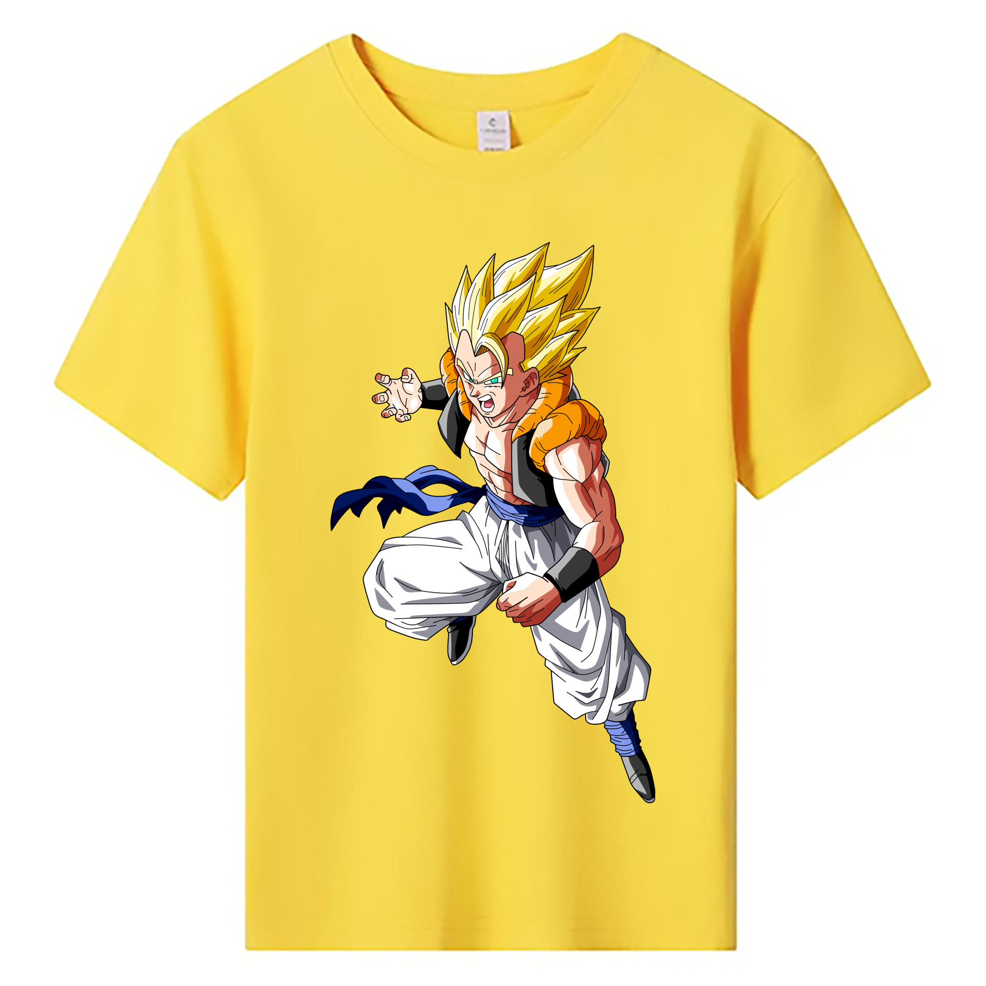 （画像用） ドラゴンボール ベジータ四世（Bejīta Yonsei）DRAGON BALL Vegeta IV 綿100％キッズTシャツ（フロントプリント）