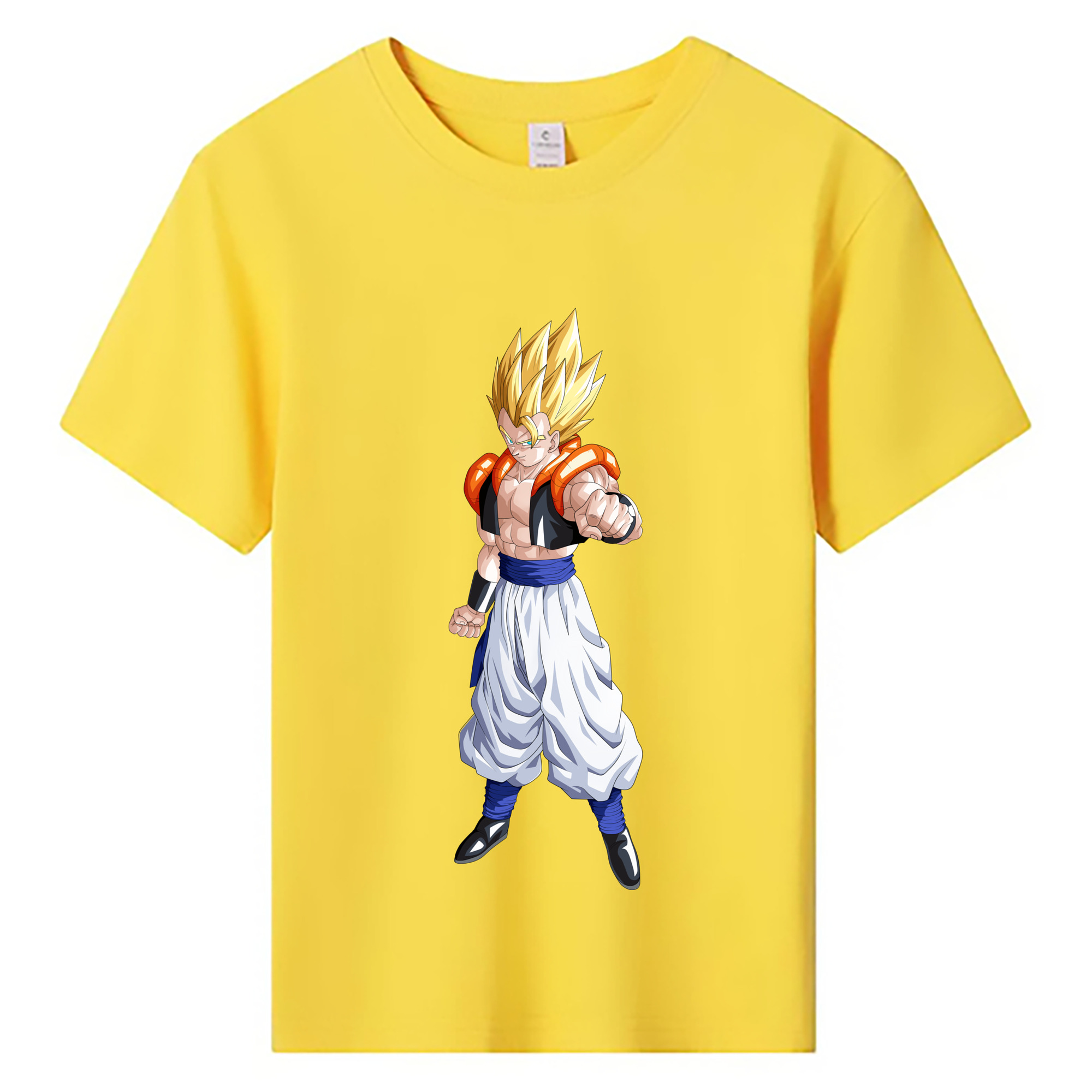 （画像用） ドラゴンボール ベジータ四世（Bejīta Yonsei）DRAGON BALL Vegeta IV 綿100％キッズTシャツ（フロントプリント）