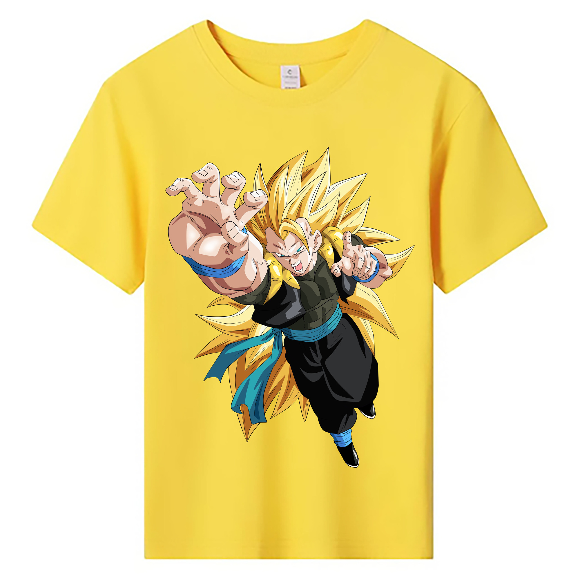 （画像用） ドラゴンボール ベジータ四世（Bejīta Yonsei）DRAGON BALL Vegeta IV 綿100％キッズTシャツ（フロントプリント）