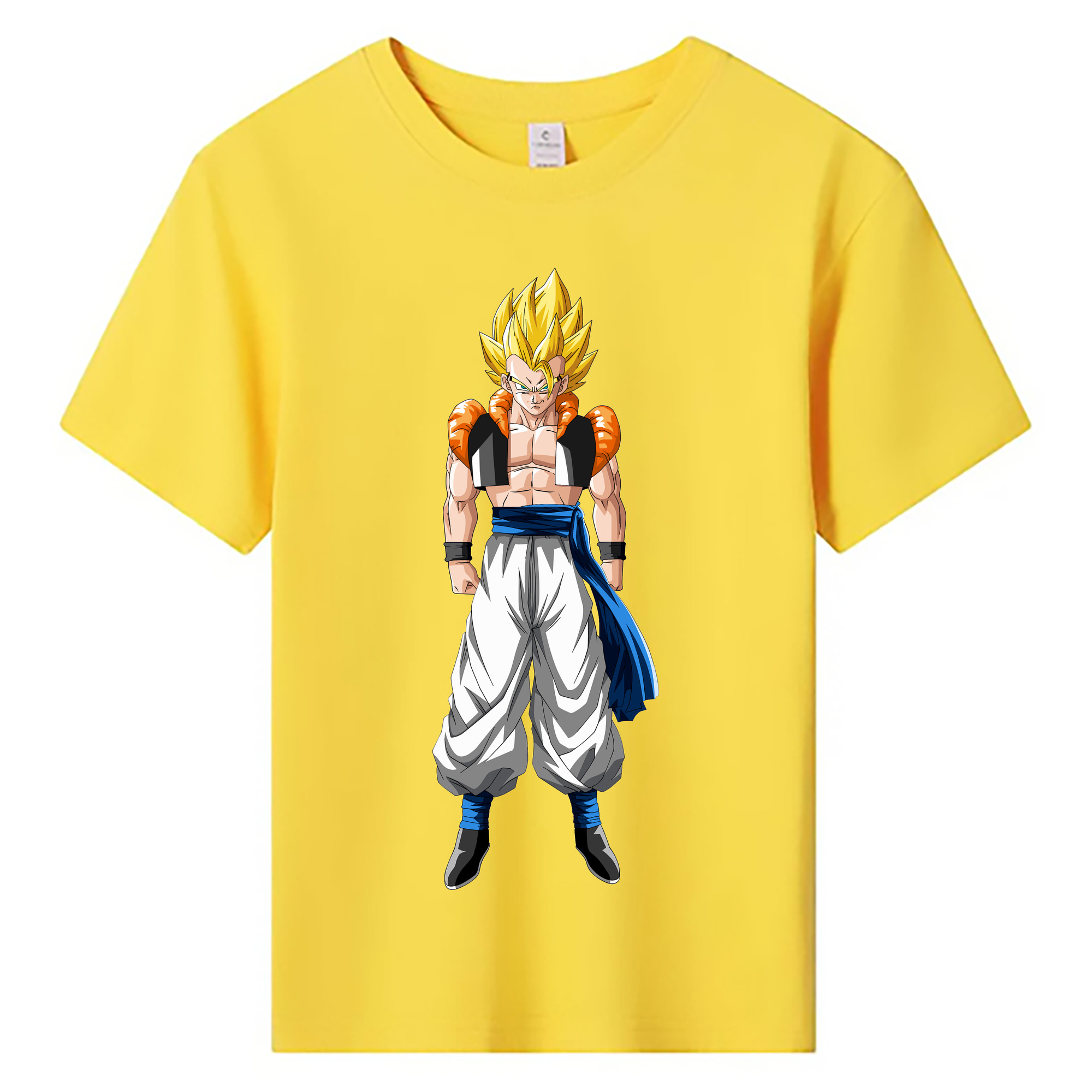 （画像用） ドラゴンボール ベジータ四世（Bejīta Yonsei）DRAGON BALL Vegeta IV 綿100％キッズTシャツ（フロントプリント）