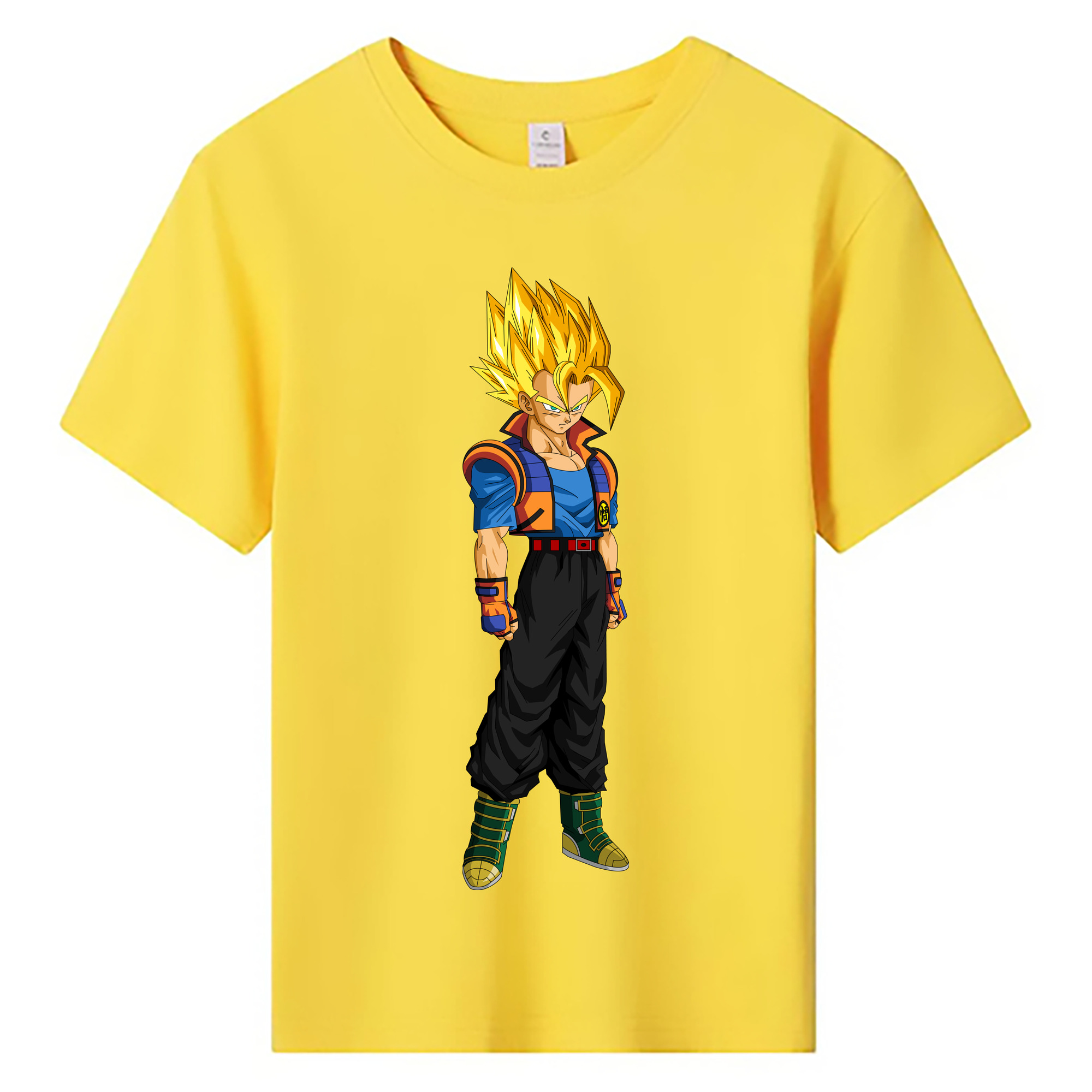 （画像用） ドラゴンボール ベジータ四世（Bejīta Yonsei）DRAGON BALL Vegeta IV 綿100％キッズTシャツ（フロントプリント）