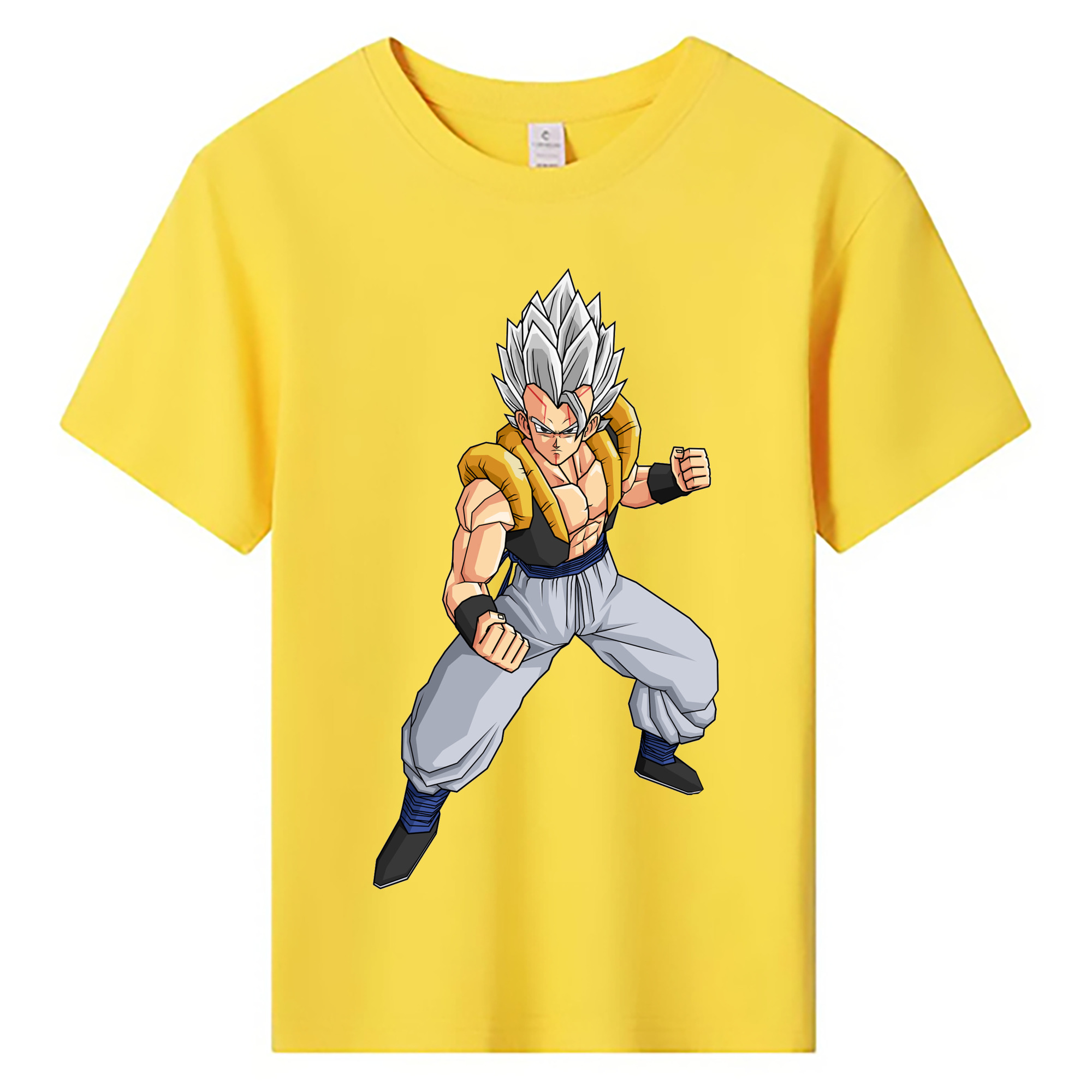 （画像用） ドラゴンボール ベジータ四世（Bejīta Yonsei）DRAGON BALL Vegeta IV 綿100％キッズTシャツ（フロントプリント）