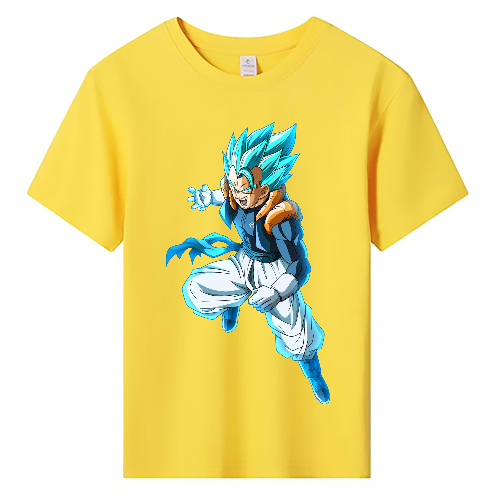 （画像用） ドラゴンボール ベジータ四世（Bejīta Yonsei）DRAGON BALL Vegeta IV 綿100％キッズTシャツ（フロントプリント）
