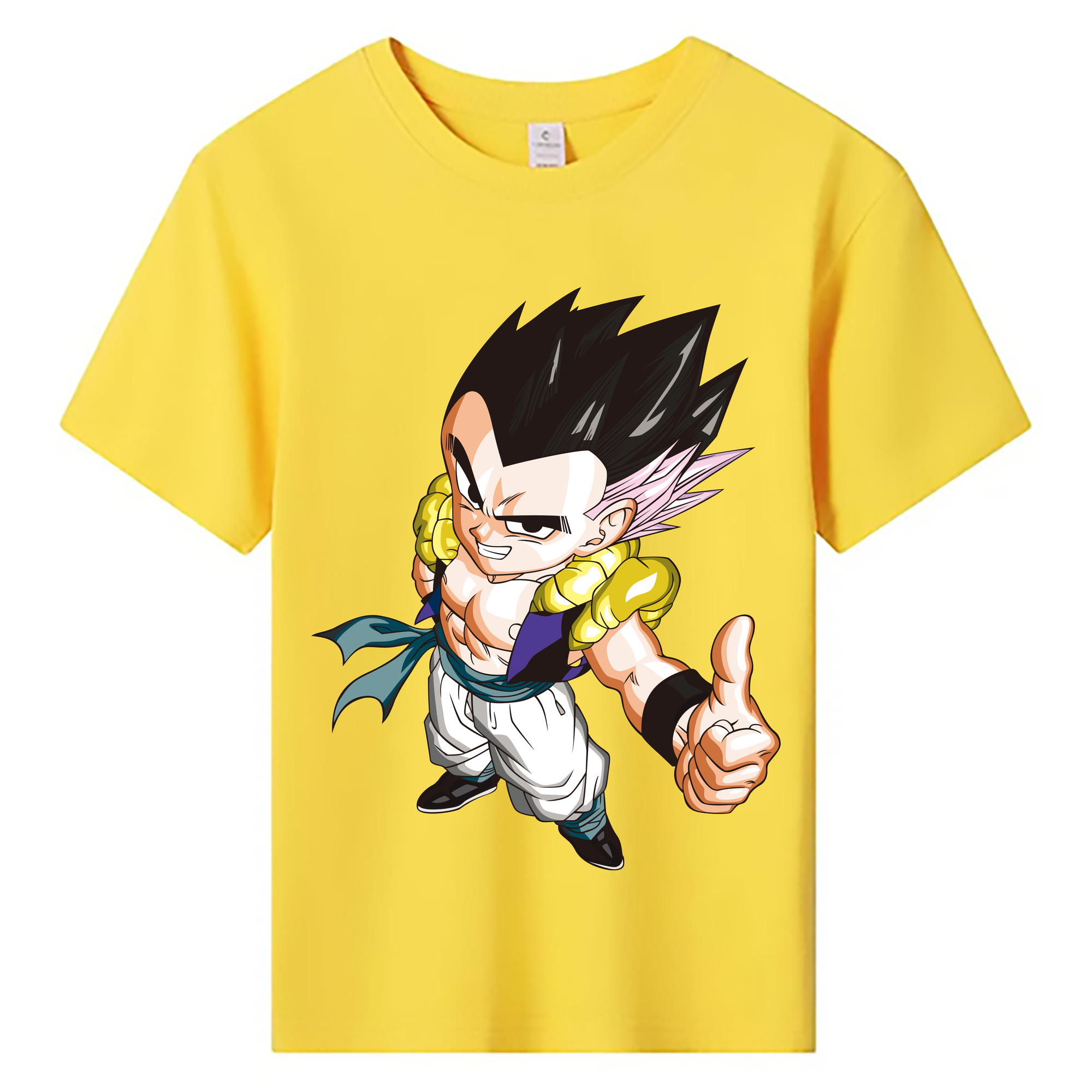 （画像用） ドラゴンボール ベジータ四世（Bejīta Yonsei）DRAGON BALL Vegeta IV 綿100％キッズTシャツ（フロントプリント）
