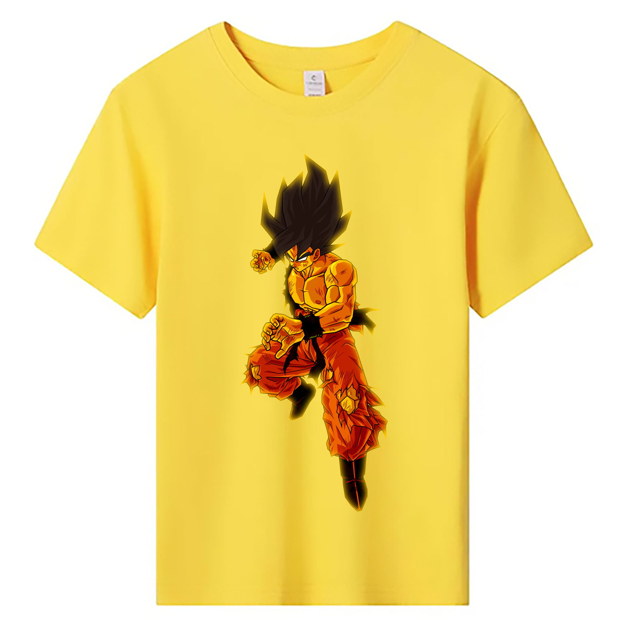 （画像用） ドラゴンボール 孫 悟飯（そんごはん）DRAGON BALL Son Gohan 綿100％キッズTシャツ（フロントプリント）