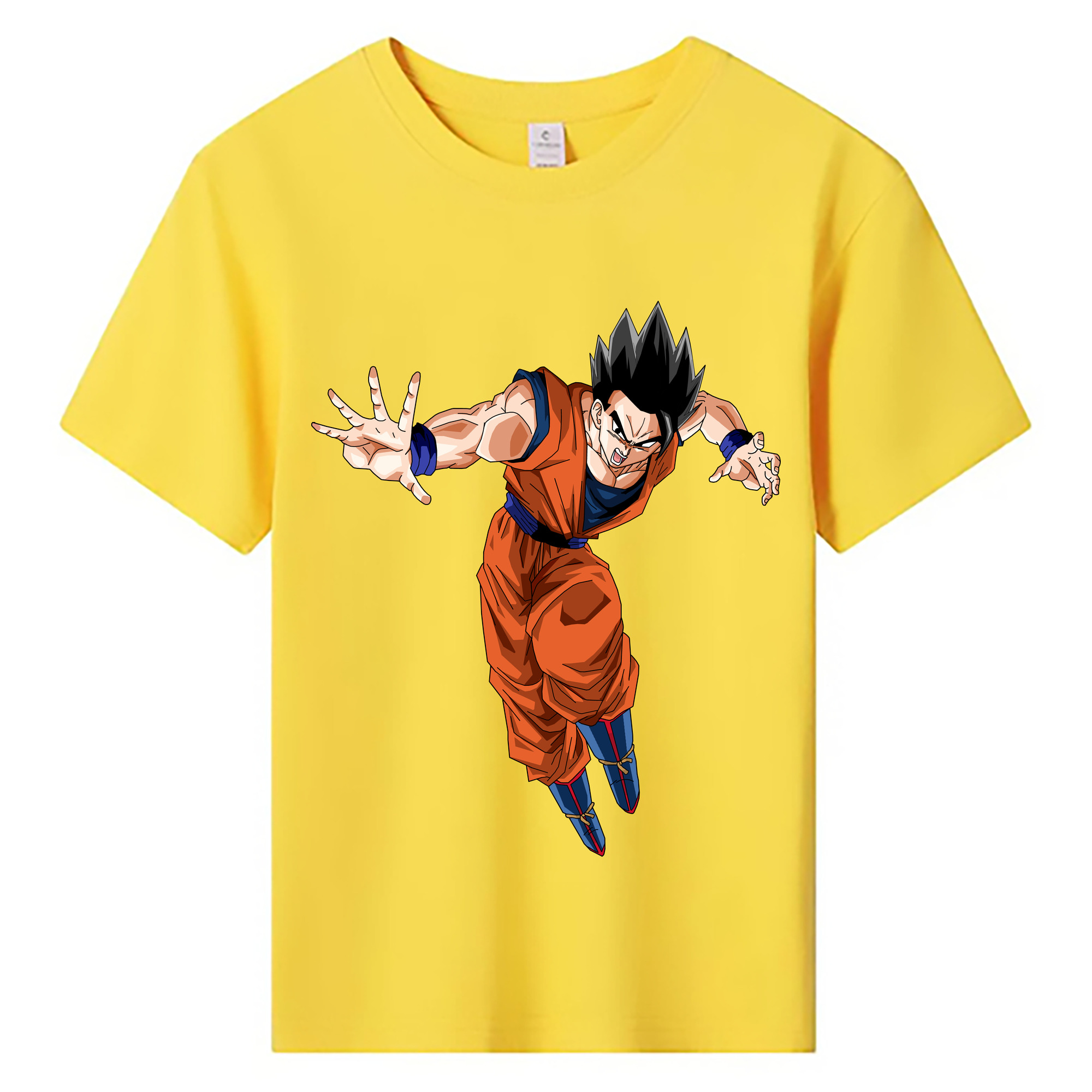（画像用） ドラゴンボール 孫 悟飯（そんごはん）DRAGON BALL Son Gohan 綿100％キッズTシャツ（フロントプリント）