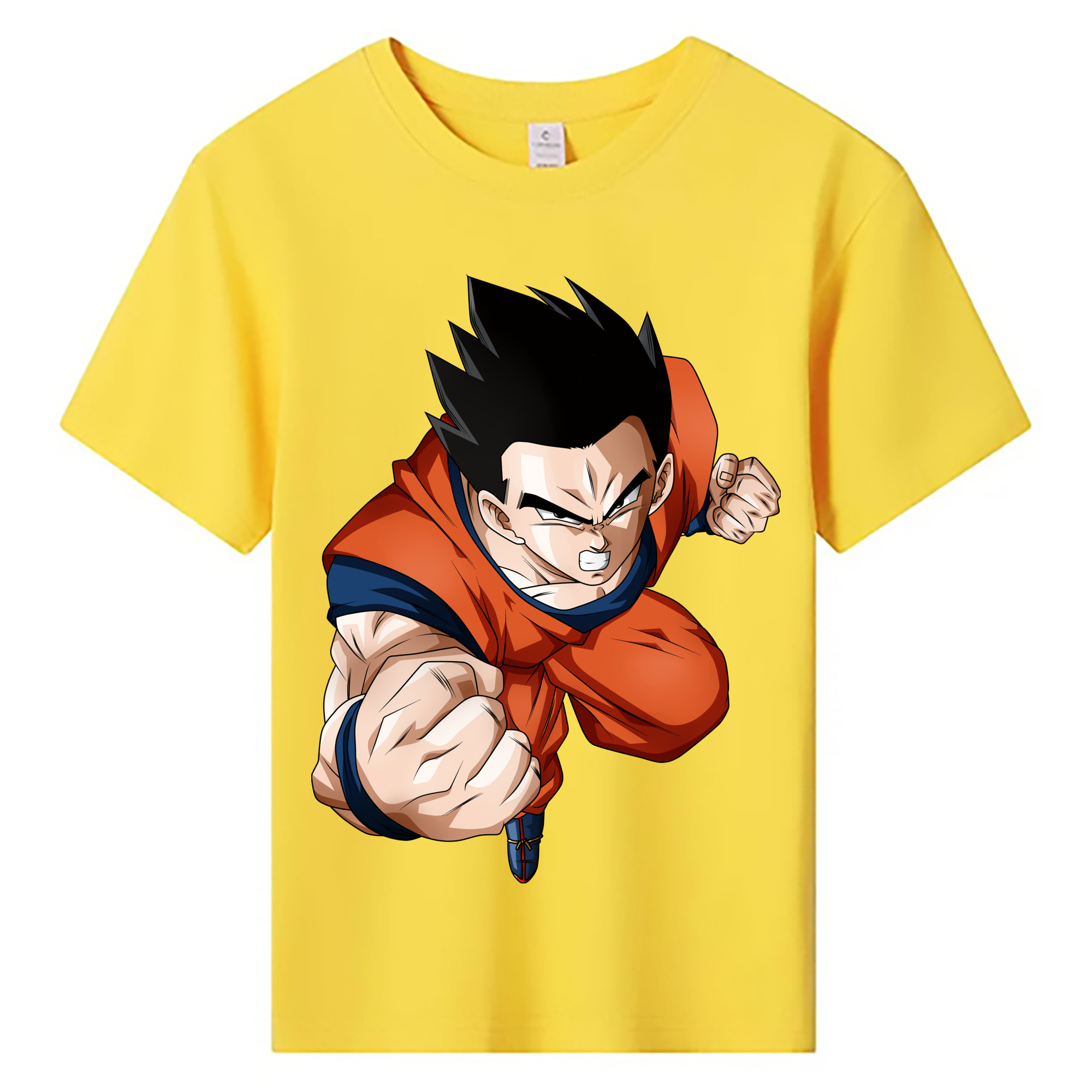 （画像用） ドラゴンボール 孫 悟飯（そんごはん）DRAGON BALL Son Gohan 綿100％キッズTシャツ（フロントプリント）