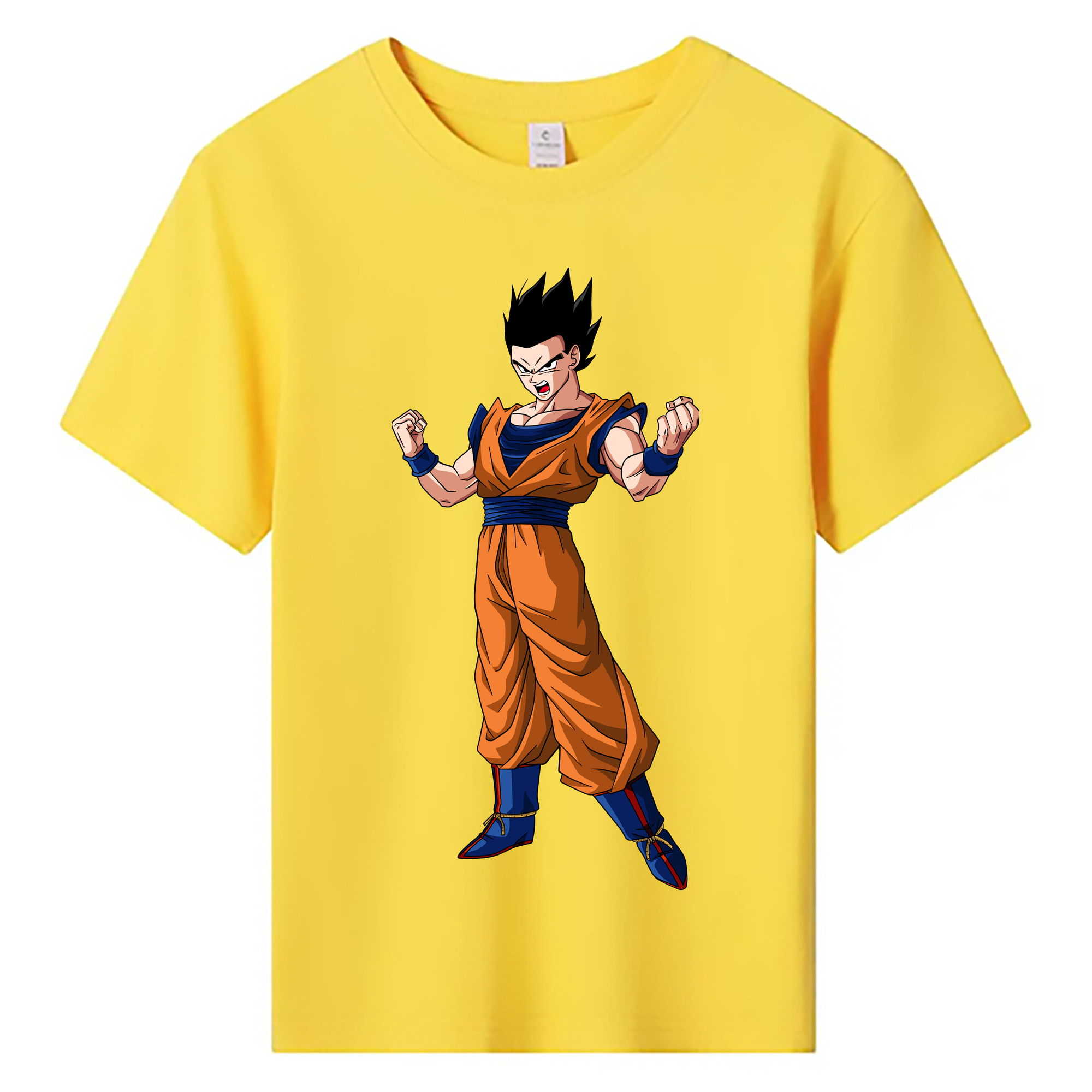 （画像用） ドラゴンボール 孫 悟飯（そんごはん）DRAGON BALL Son Gohan 綿100％キッズTシャツ（フロントプリント）