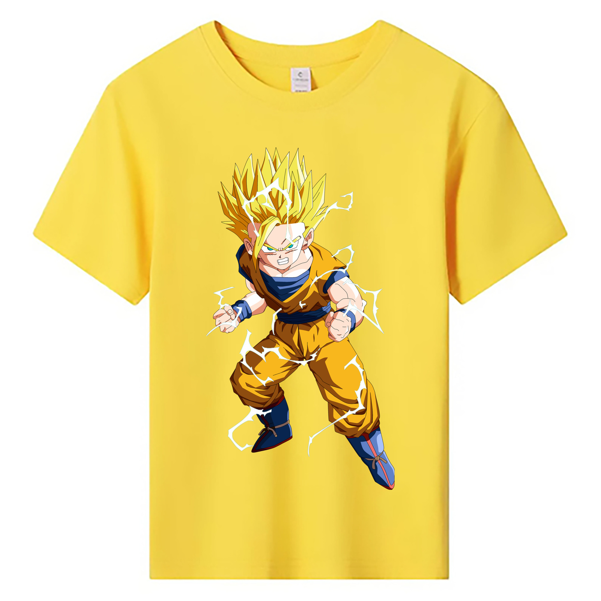 （画像用） ドラゴンボール 孫 悟飯（そんごはん）DRAGON BALL Son Gohan 綿100％キッズTシャツ（フロントプリント）