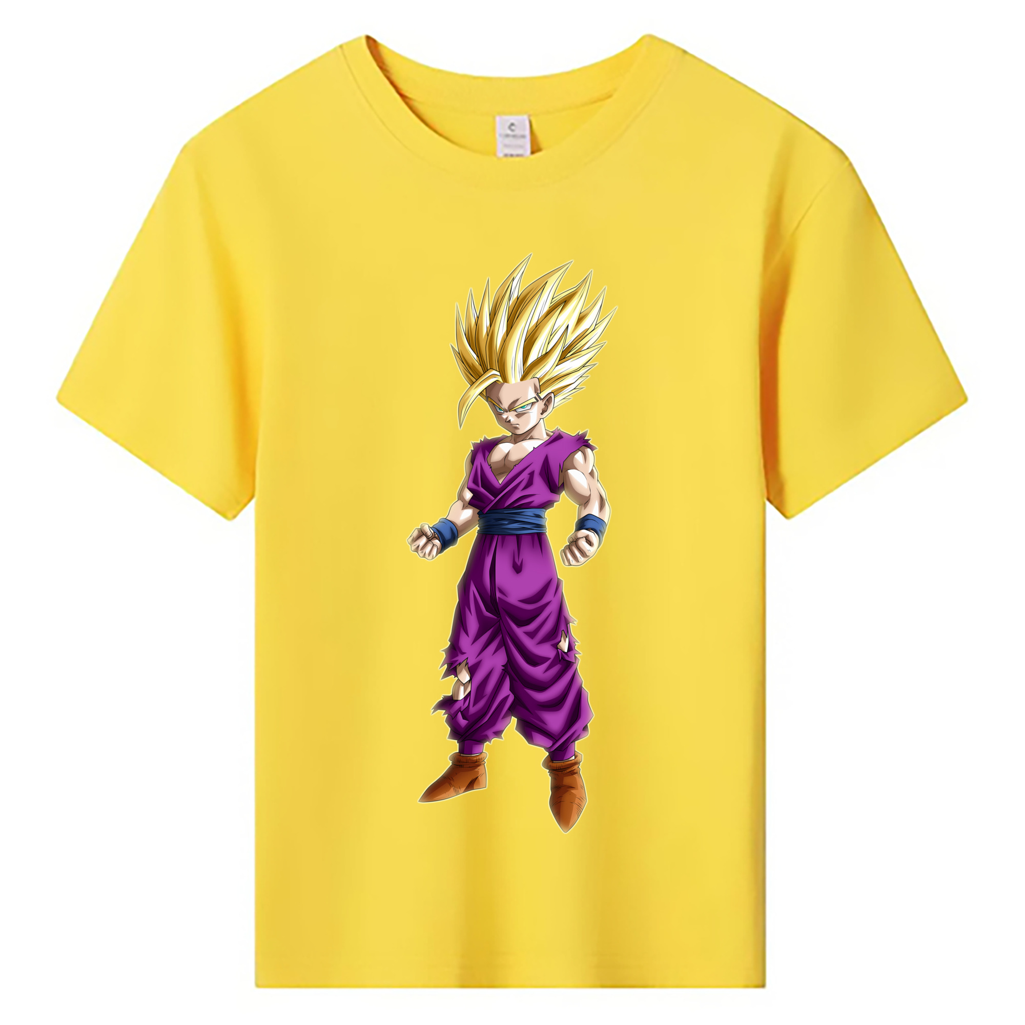 （画像用） ドラゴンボール 孫 悟飯（そんごはん）DRAGON BALL Son Gohan 綿100％キッズTシャツ（フロントプリント）