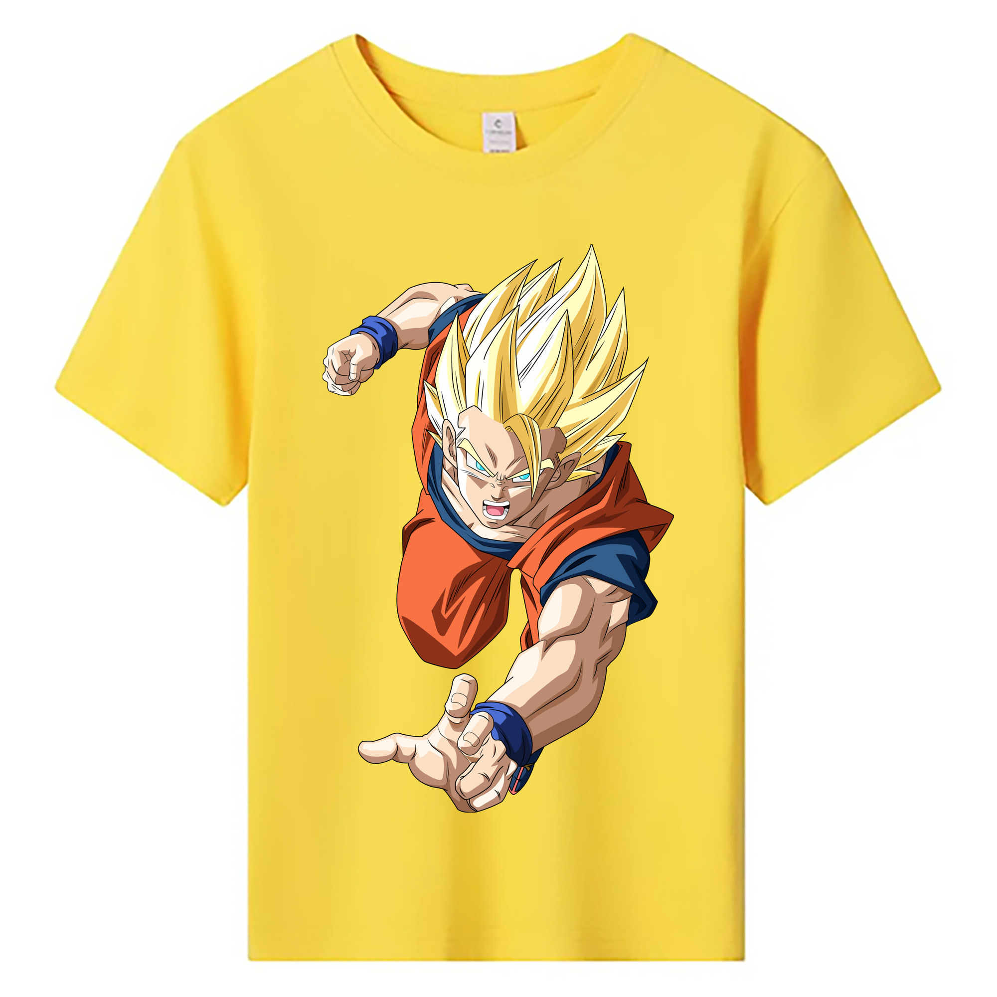 （画像用） ドラゴンボール 孫 悟飯（そんごはん）DRAGON BALL Son Gohan 綿100％キッズTシャツ（フロントプリント）